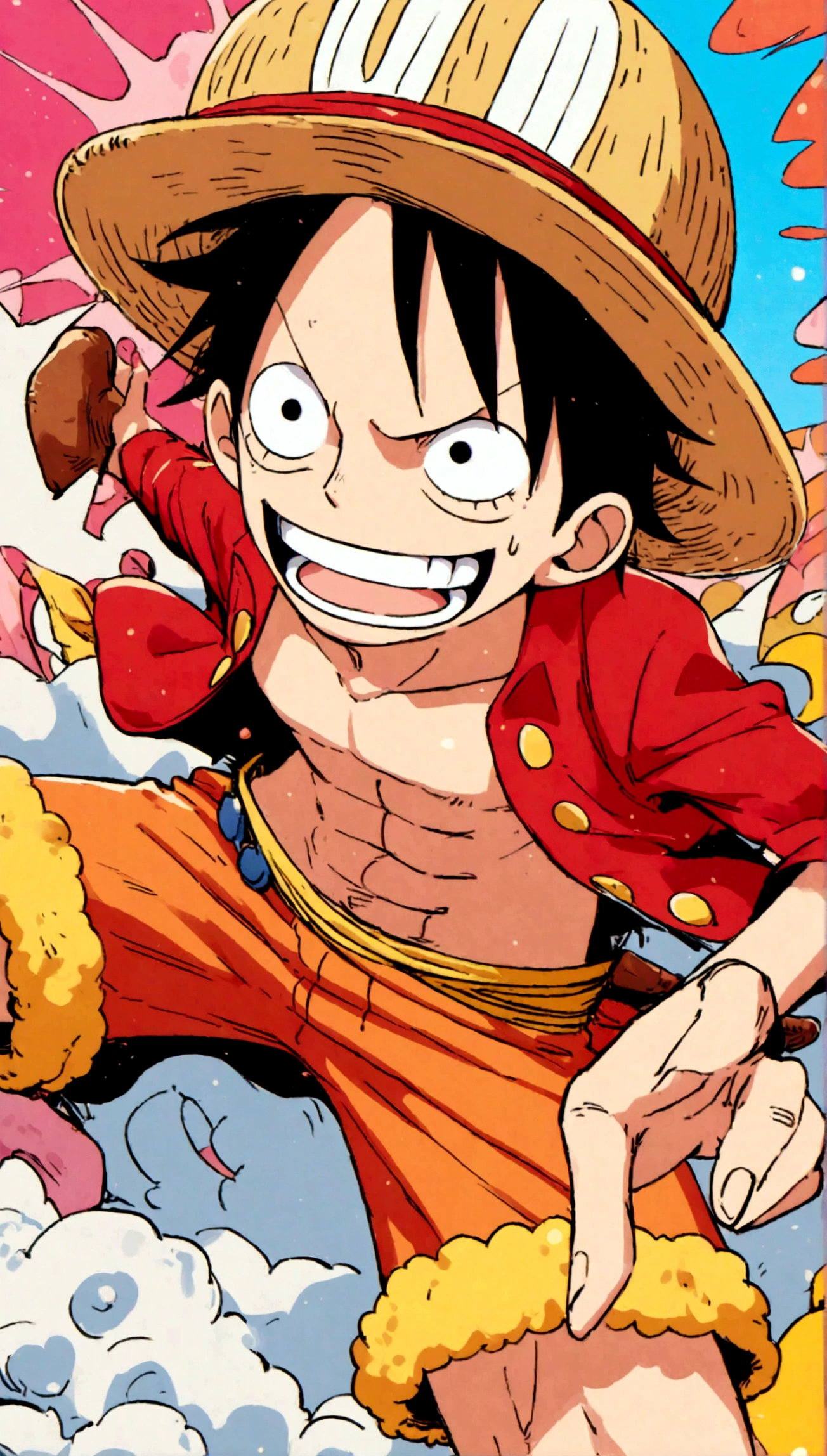 One Piece manga anime luffy