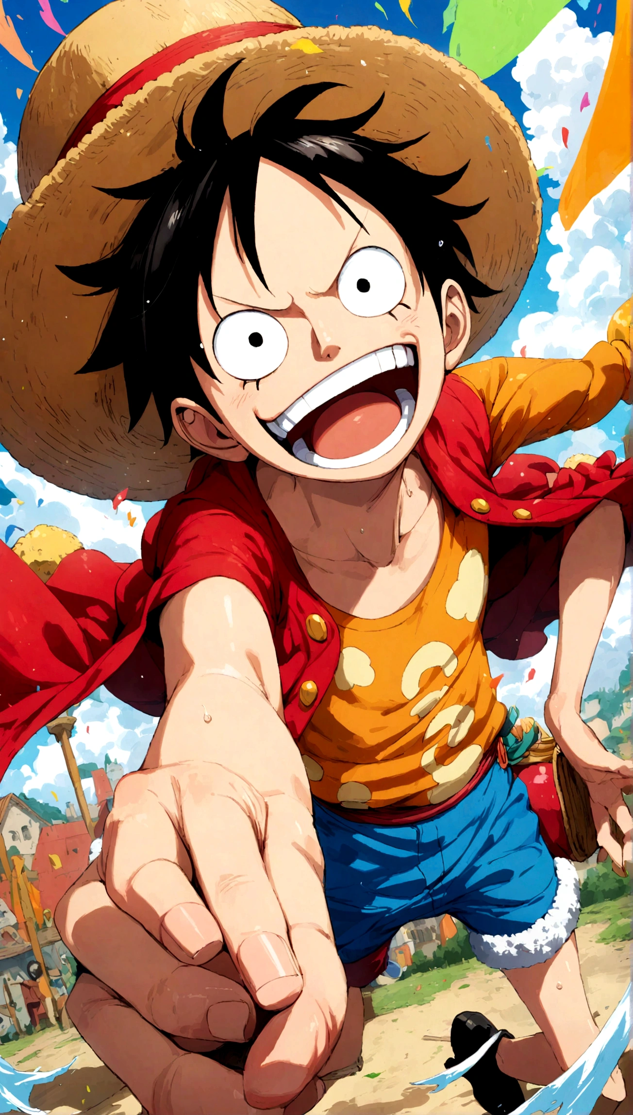 One Piece manga anime luffy