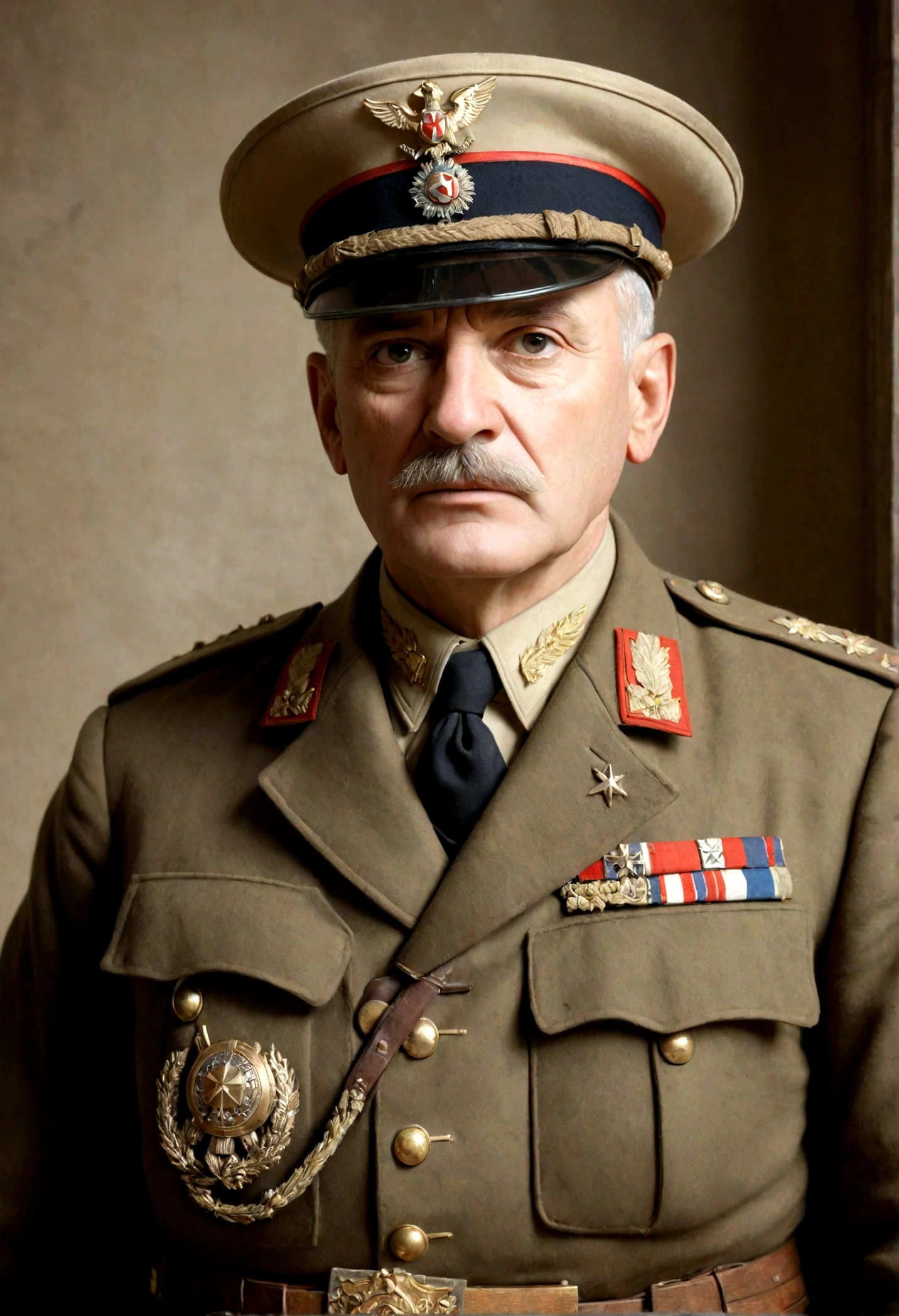 Portrait of Army General World War I