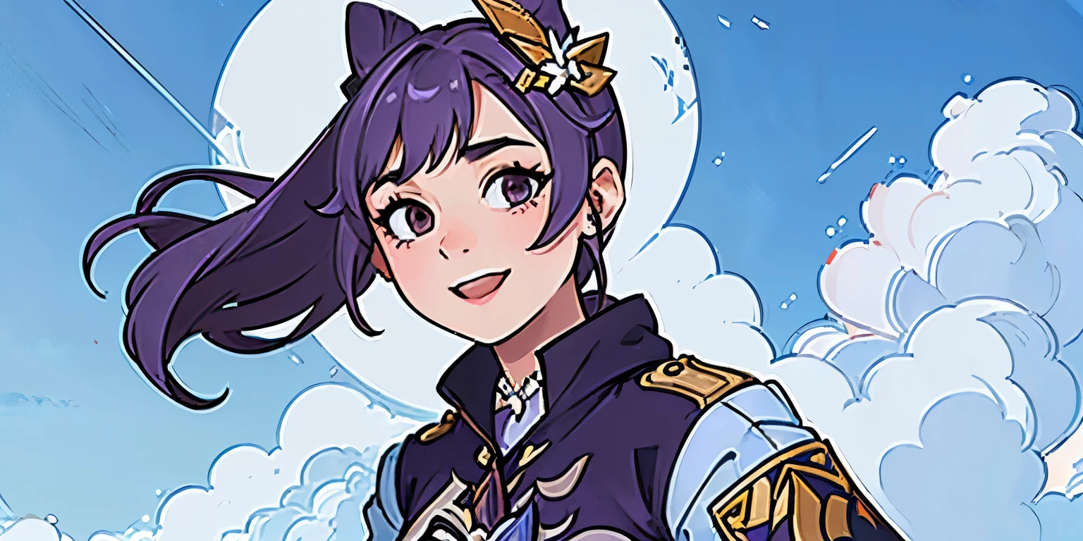 keqingdef, smile