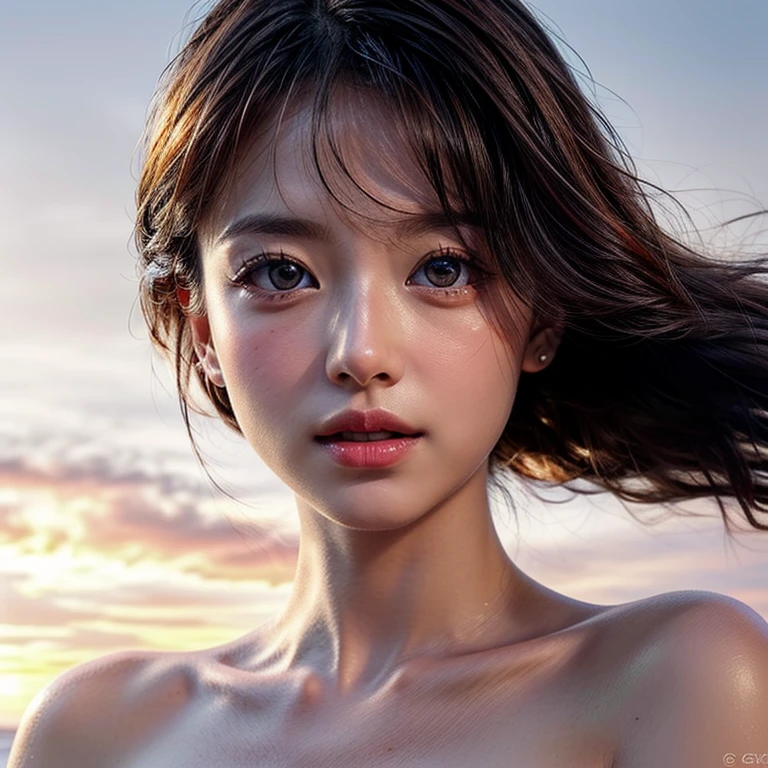 (((Misako Renbutsu)))Beautiful Young Female with (Silver Fox Tail) Hiding in Burning Wheat Field, extremely delicate and beautiful,Outstanding light and shadow,Clear and bright sunlight, Professional portrait (Face Closeup from below), Semi-nude photography, ((backlighting, beltbra)), {(Tyndall effect)|lens flare|Shade|bloom|[chromatic aberration]} (Light particles), TopQuality Masterpiece of 8K Ultra-detailed DigitalPainting (by Jeremy Lipking)  on all four
