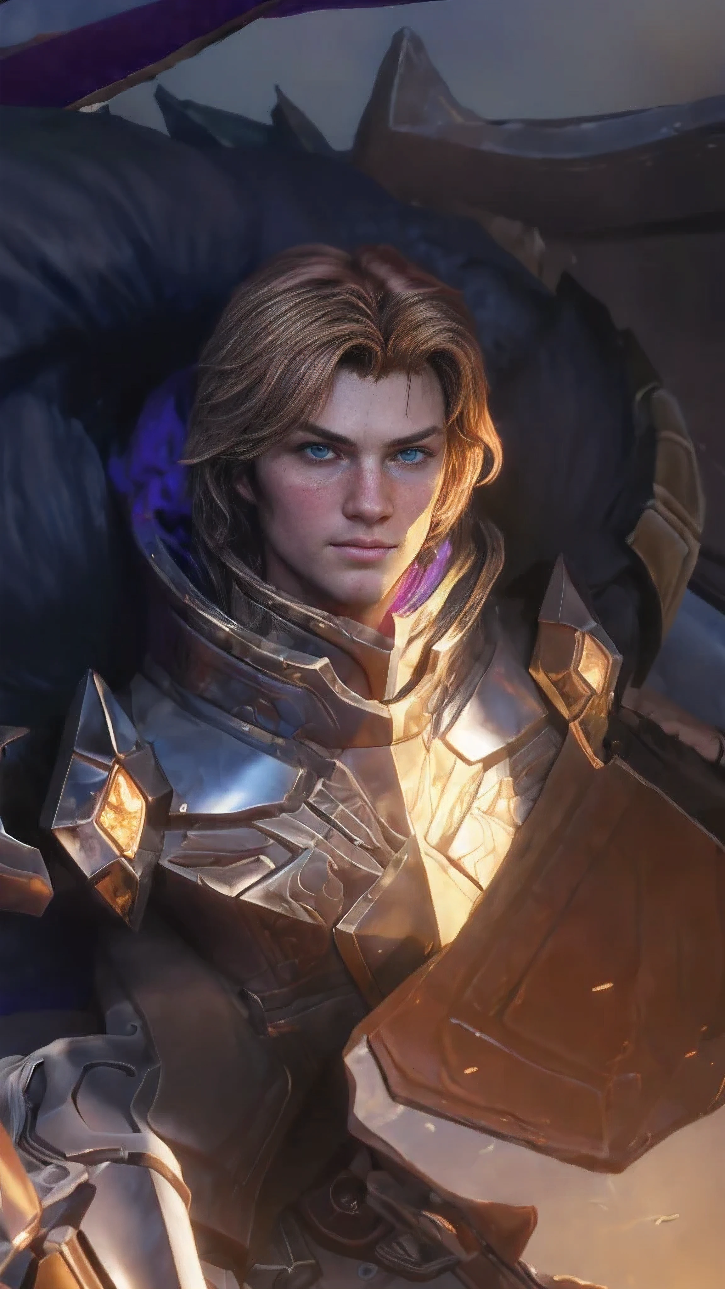 masculine male, masterpiece, ((perfect eyes)) best quality, (semirealism:1.9), beautiful lighting, (extremely detailed CG unity 4k fhd wallpaper), High Detail, Sharp focus, dramatic outdoors ,30 years old, brown short hair, blue eyes.