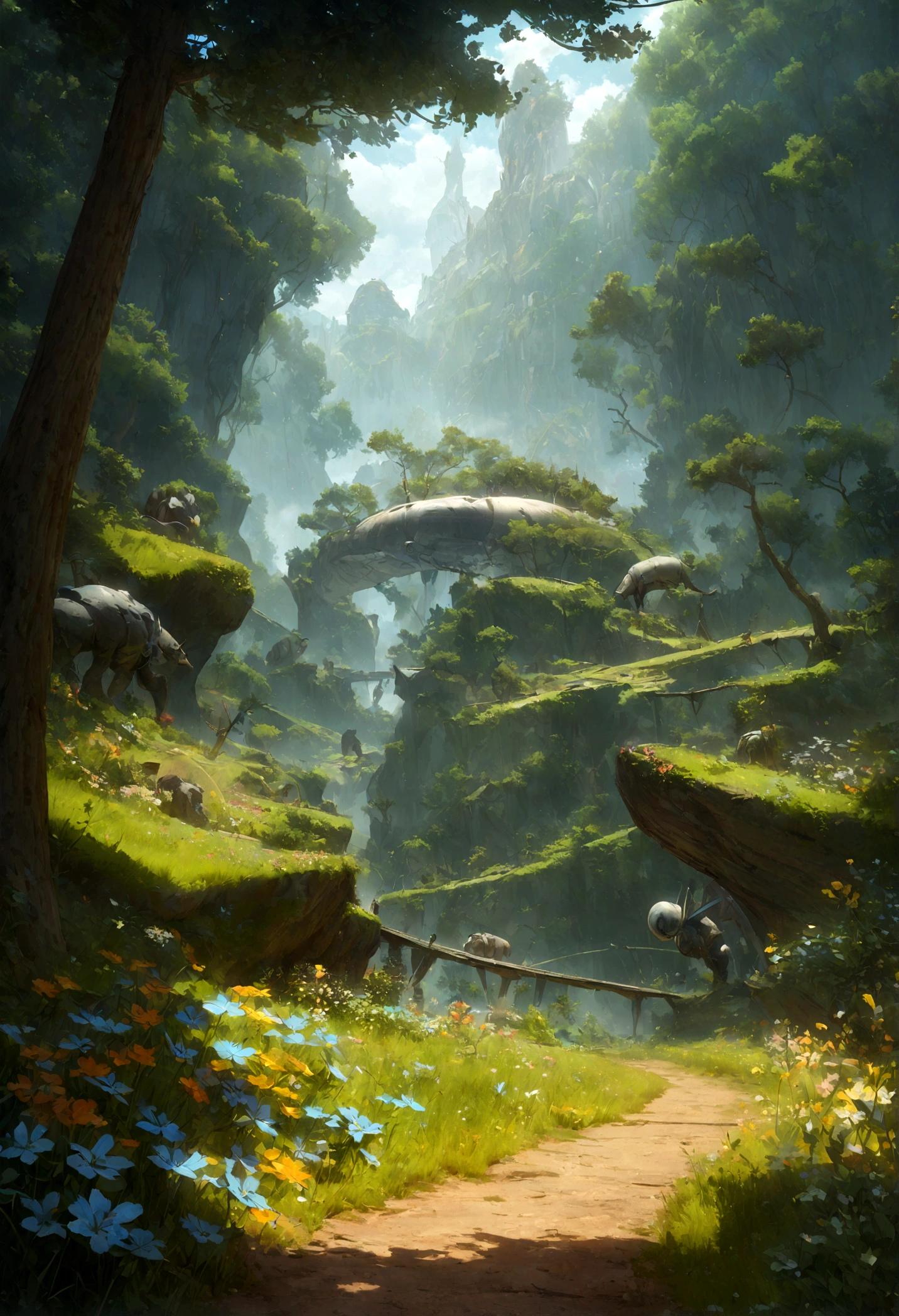 A GREEK PHILOSOFER ON A landscape, nature, forest, garden, flowers, beautiful, unreal engine, greg rutkowski, loish, rhads, beeple, makoto shinkai and lois van baarle, ilya kuvshinov, rossdraws, tom bagshaw, alphonse mucha, global illumination, detailed and intricate environment wide angle photo,grass vanishing point, super highway, high speed, digital render, digital painting, beeple, noah bradley, cyril roland, ross tran, trending on artstation