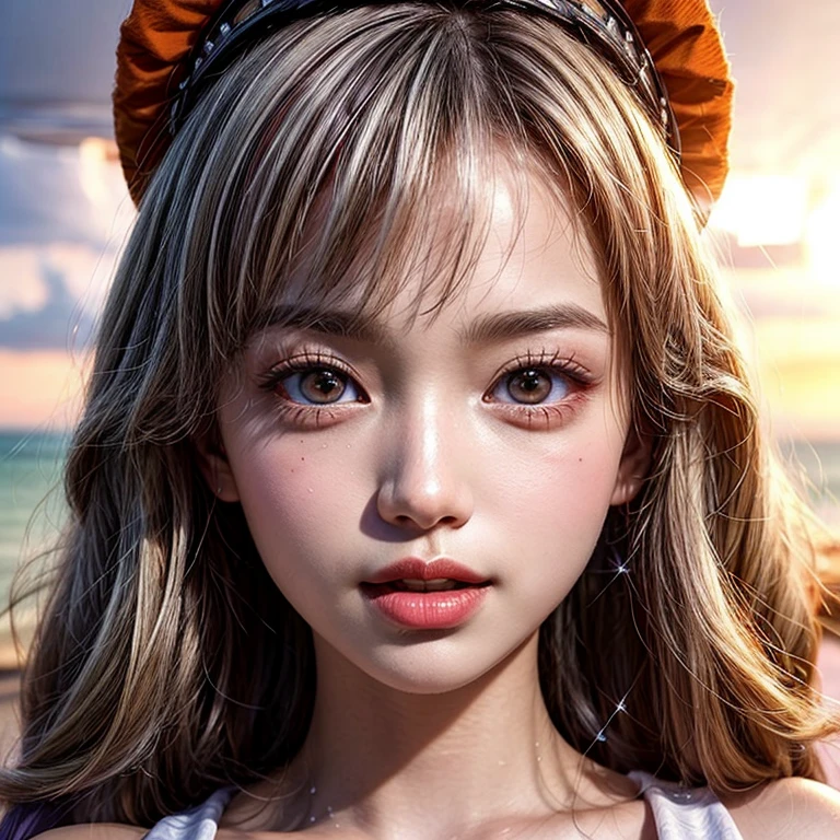 ((Skinny Shark BodySuit, (Stuffed shark head hat)with White Teeth)), 8k, High-level, absurd, masterpiece, best quality, primitive, very detailed CG, very detailed wallpaper, perfect lighting, Extremely detailed ((( personifying " Shark" as a ))), MysticSight, Tyndall effect, Tyndall scattering, (Studio gray background with (Overflowing oodles Dazzling RainbowColorParticles (BokeH))), (Blood Red short hair, RoundlyButts, Leg Fins installed), (Exposed:0.4), (Assfocus with looking ahead) BREAK (Acutance:0.88), (NOGIZAKA face variations) Extremely Detailed very KAWAII face variations, perfect anatomy, Childish, CaptivatingGaze ElaboratePupils detailed Eyes with (sparkling highlights:1.28), (Voluminous LongEyelashes:0.88)、GlossyRED Lips with beautiful details, RosyCheeks, Radiant PearlSkin with Transparency . { (Dynamic LifeLike expressions:1.4) | (:d) }, (large eyes:-1) . ((animal ears:-1.2))