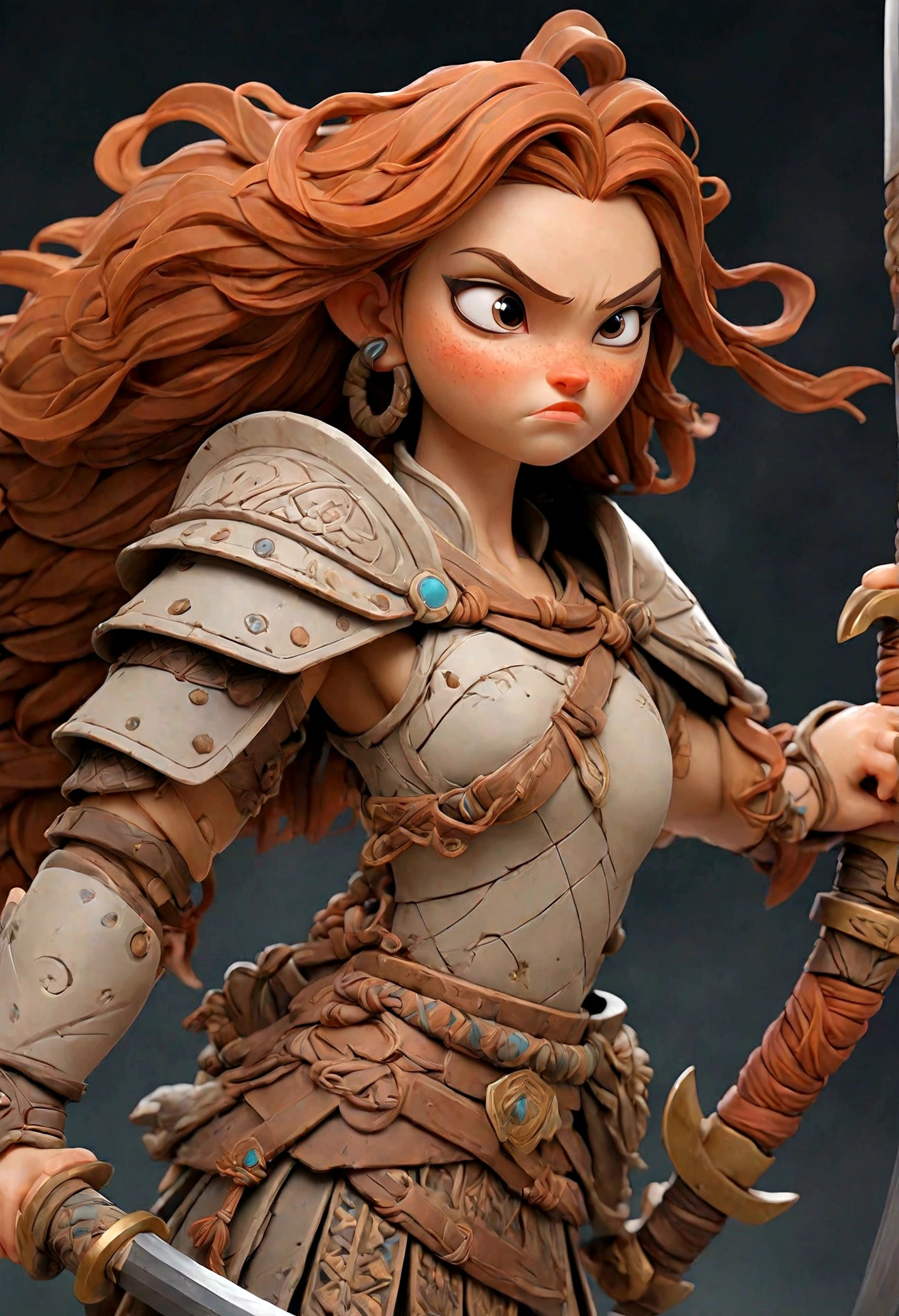 Female Warrior, best quality, masterpiece, very aesthetic, perfect composition, intricate details, ultra-detailed