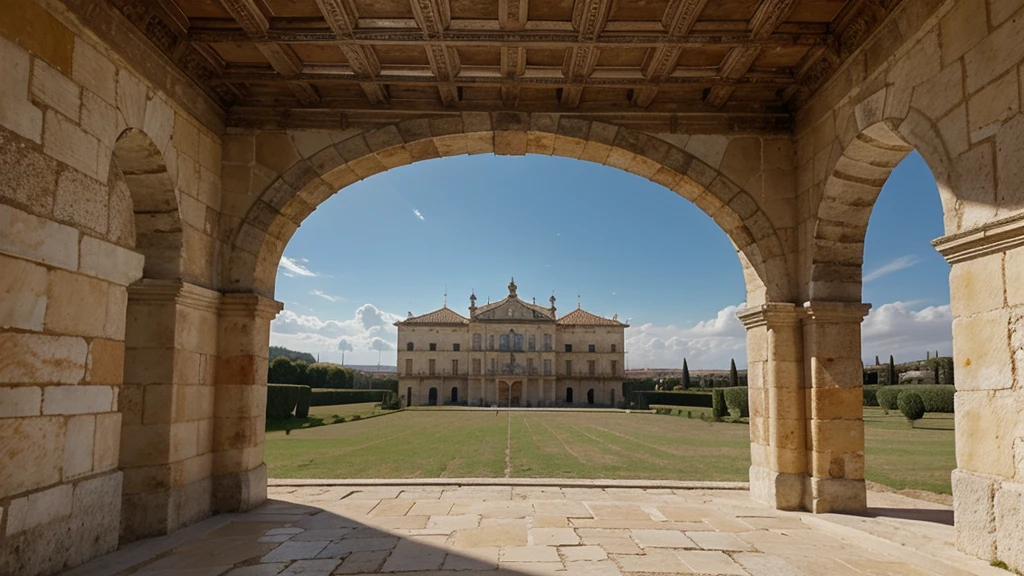 Paisaje de Europa en el siglo XVI, spanish palaces