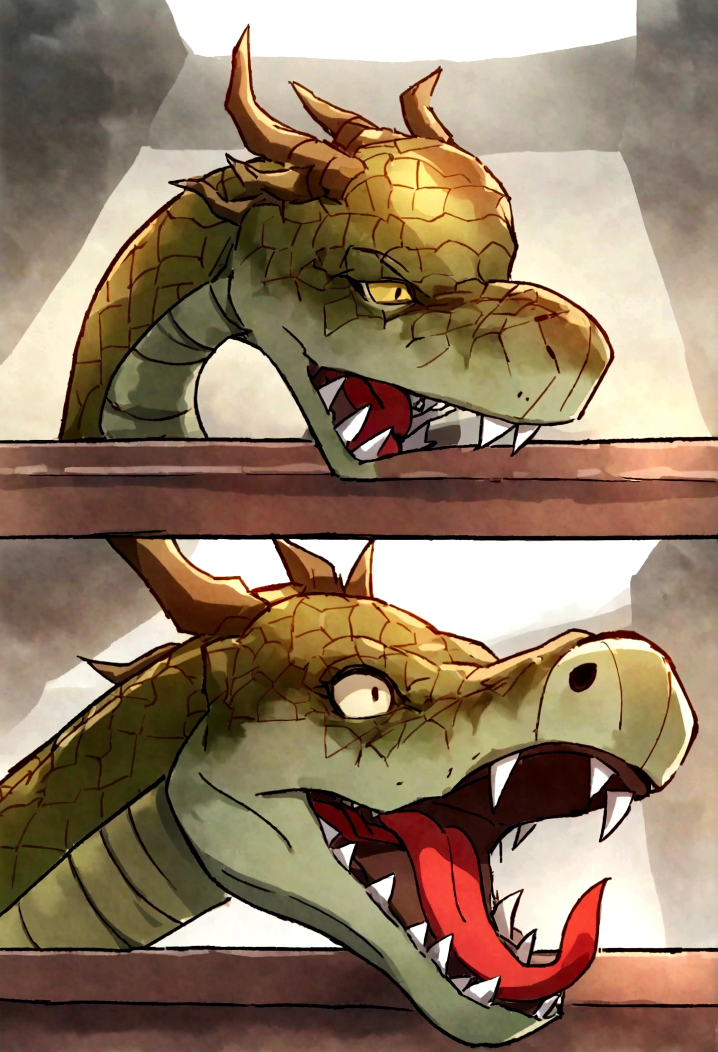 Carneiro, Carneiro de desenho animado em jaqueta e skate, cara de carneiro, oculos de sol, Snake shows its tongue.