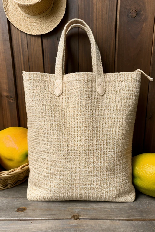 Una bolsa echa con fibra de mango