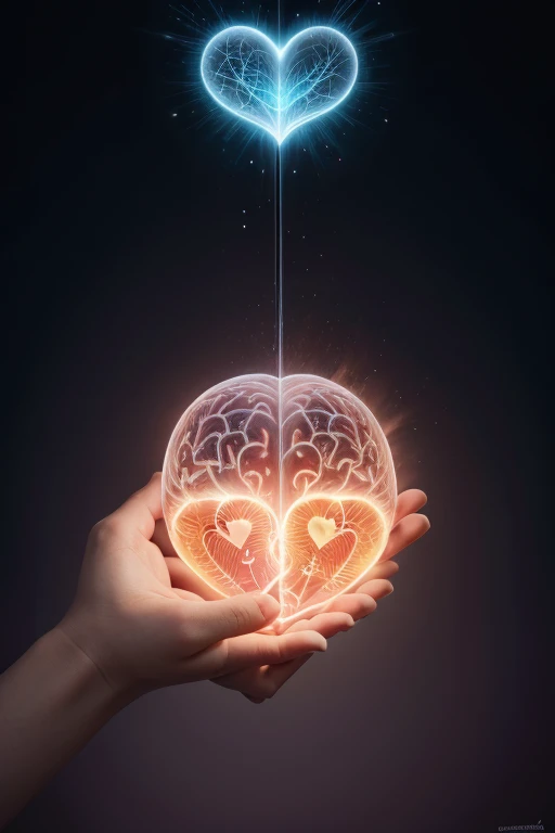 habilidades socioemocionales donde incluya un corazon y un cerebro subrealista