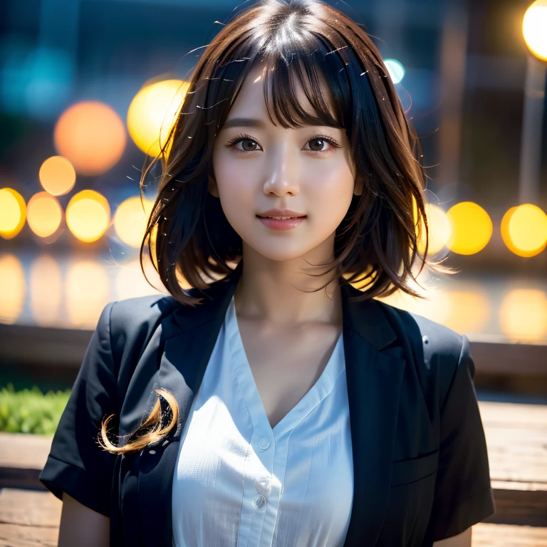 (RAW Photo, Best Quality), (Realistic, Photo Realistic: 1.3), Best Quality, Highly Detailed, Masterpiece, Ultra Detailed, Illustration, 1 Girl, upper_body, Dynamic Angle, Extremely Detailed CG Unified 8k Wallpaper, Ink, Amazing, Movie upper_body, Dynamic Angle, World Mastery Theater, messy_long_hair, Best Quality, Extremely Detailed CG Unified 8k Wallpaper, Ink, Amazing, Movie Lights, lens_flare, dunhuang_style, Detailed Face, Beautiful Rendering of Tang Dynasty, (Deliberate expression: 1. 5), Standing in a flower field, (Looking up at the stars: 1.2), Fireflies, Scarf floating , sony master shot, woman posing for photo in front of tv, inspired by Fei Danxu, brown hair and bangs, hi-res screenshot, nicovideo, normal hands, vivid colors, full face shot of limur tempest, nice studio lighting, vhs screenshot, beautiful fine face