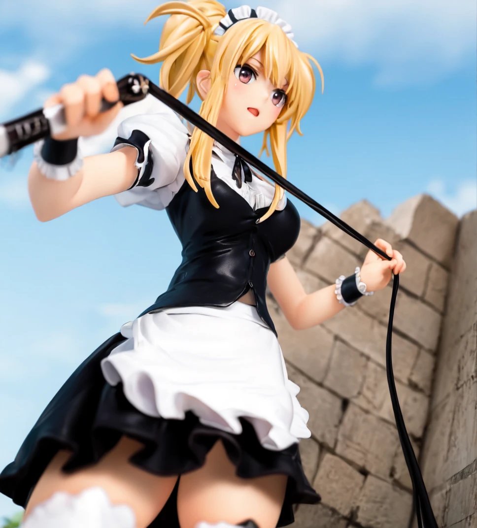 woman, ((Masterpiece, best quality)), girl,1girl, (medium breasts),((her beauty is undeniable)),((excited cute face)),((hyper detailed perfect eyes)),((wet soaked puff massive giant huge blond ponytail,colored inner hair)),(((orange_eyes:1.3))),intricate eyes,beautiful detailed eyes,symmetrical eyes,(((white skin:1.3,lustrous skin:1.5,bright skin: 1.5,shiny skin,very shiny skin,shiny body)))),(spider lower abdomen,narrow waist,wide hip,athletic body,inflated legs,thick thighs),(((detailed face))),beautiful detailed lips, (cute,slutty,sensual,seductive look,seductive,sexy,((erotic)),((nsfw)), (((college girl, college))),((school girl outfit, school girl)),((skirt,black skirt,cleavage,frilled skirt,micro,skirt frills)),((white shirt,skinny shirt,thighhighs,white thighhighs )), ((silky material)) (cute pose:1.0),(((full body:1.5,front view:1.3))), highly detailed, cinematic lighting, ultra realistic, blush, looking at viewer, ((takatekote))
