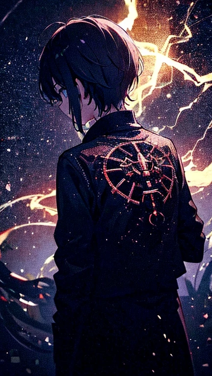 dark　difficult　mechanical　beautiful　Bright light　Young people　Nostalgia　Warmth　complicated　melancholy　evening　Life after death and this world　What was lost、male、Back view
