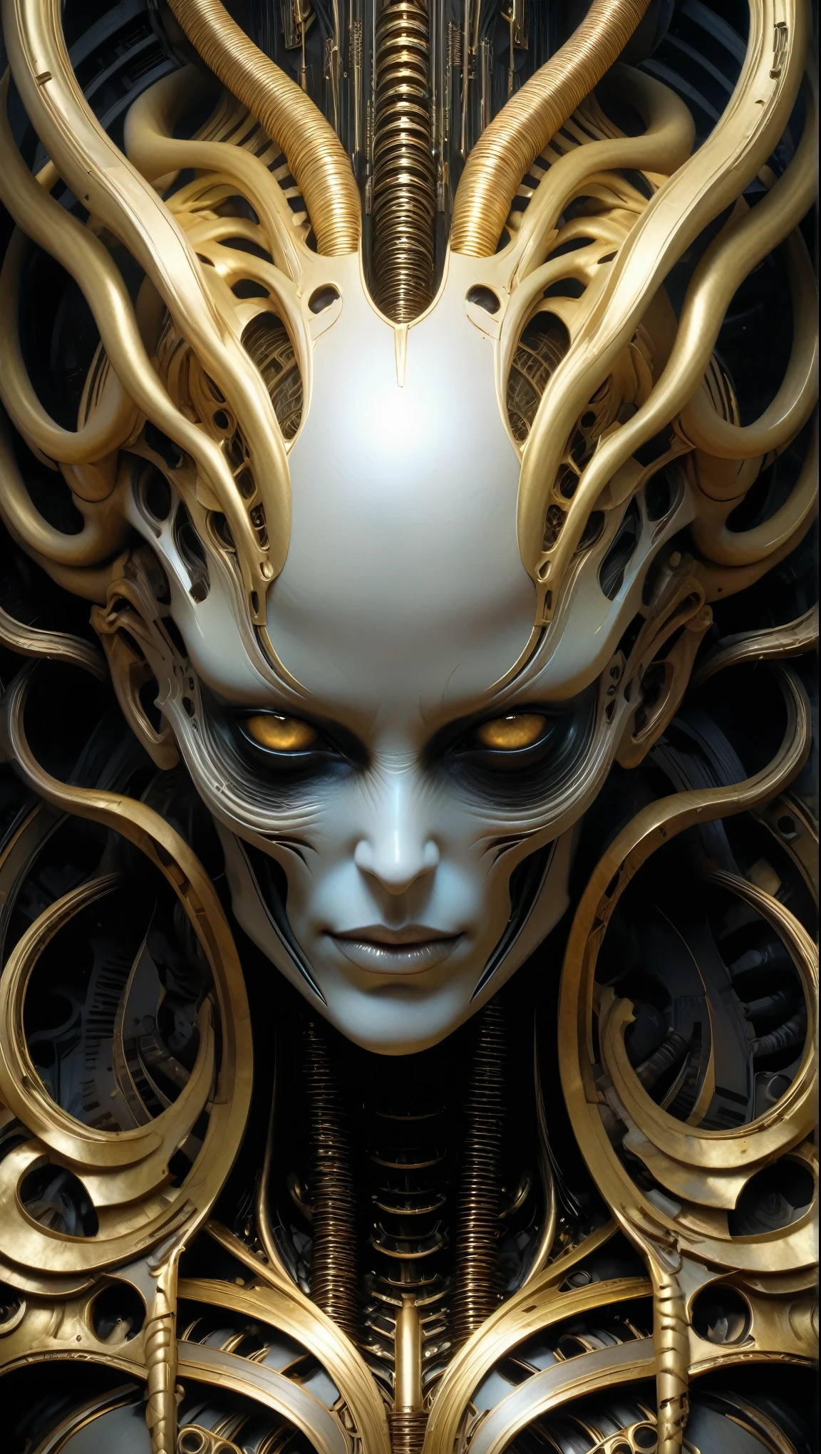 CybeRZomb, SF, intRicate aRtwoRk masteRpiece, sinistro, golden Ratio, tRending on cgsociety, intRicate, epic, tRending on aRtstation, by aRtgeRm, H. R. gigeR and beksinski, HigHly detailed, vibRant, pRoduction cinematic cHaRacteR RendeR, ultRa HigH quality model,