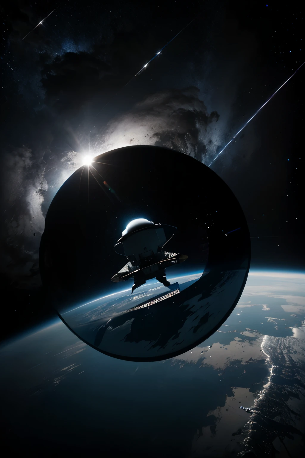 Create logo that says space visit