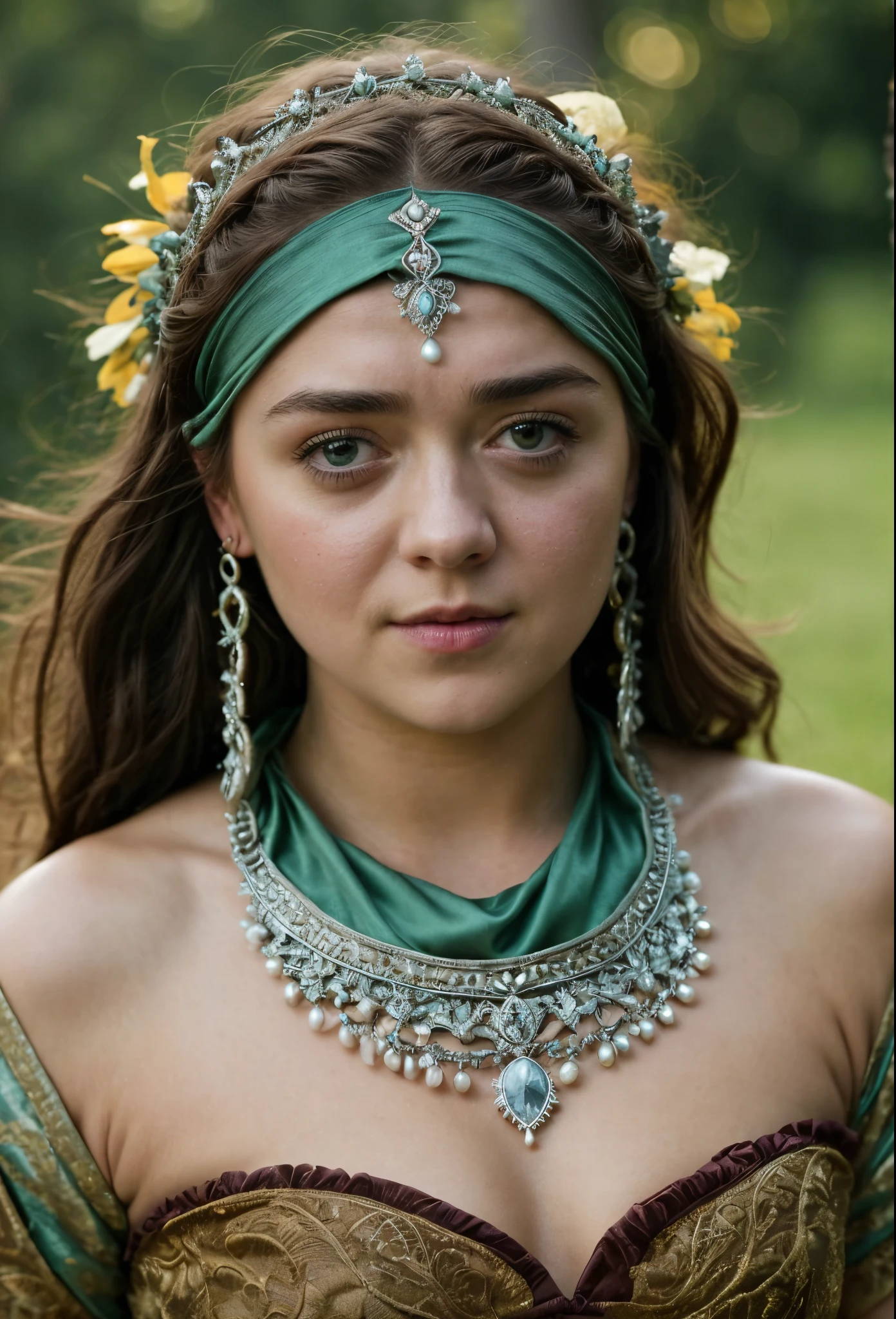 Foto RAW, Arya Stark, Stunning Beauty, Ravishing, Enchantress, Extremely gorgeous lady, Arya Stark PLAYED BY MAISIE WILLIAMS, Queen Arya Stark, she a mature woman now, milf, sexy mediaeval battle dress, gladiator woman, body, 40 years old Woman, Roman slave dress, cotton dress, busty mediaeval costumes, body revealing costumes, perky breast, big natural breast, erotic costumes, lusty physique, seductive figure can capture every people's attention, Game of thrones costumes, revealing captivating figure, Mediaeval costumes, revealing clothes, A tomboy, she would rather fence than dance, warrior queen , game of thrones screen caps, Game of Thrones Series, (pele altamente detalhada: 1.2), 8k UHD, DSLR, soft-lighting, alta qualidade, grain of film, Fujifilm XT3, flawless picture, highly detailed, detailed Beauty, intricate, 32k, sharp picture,