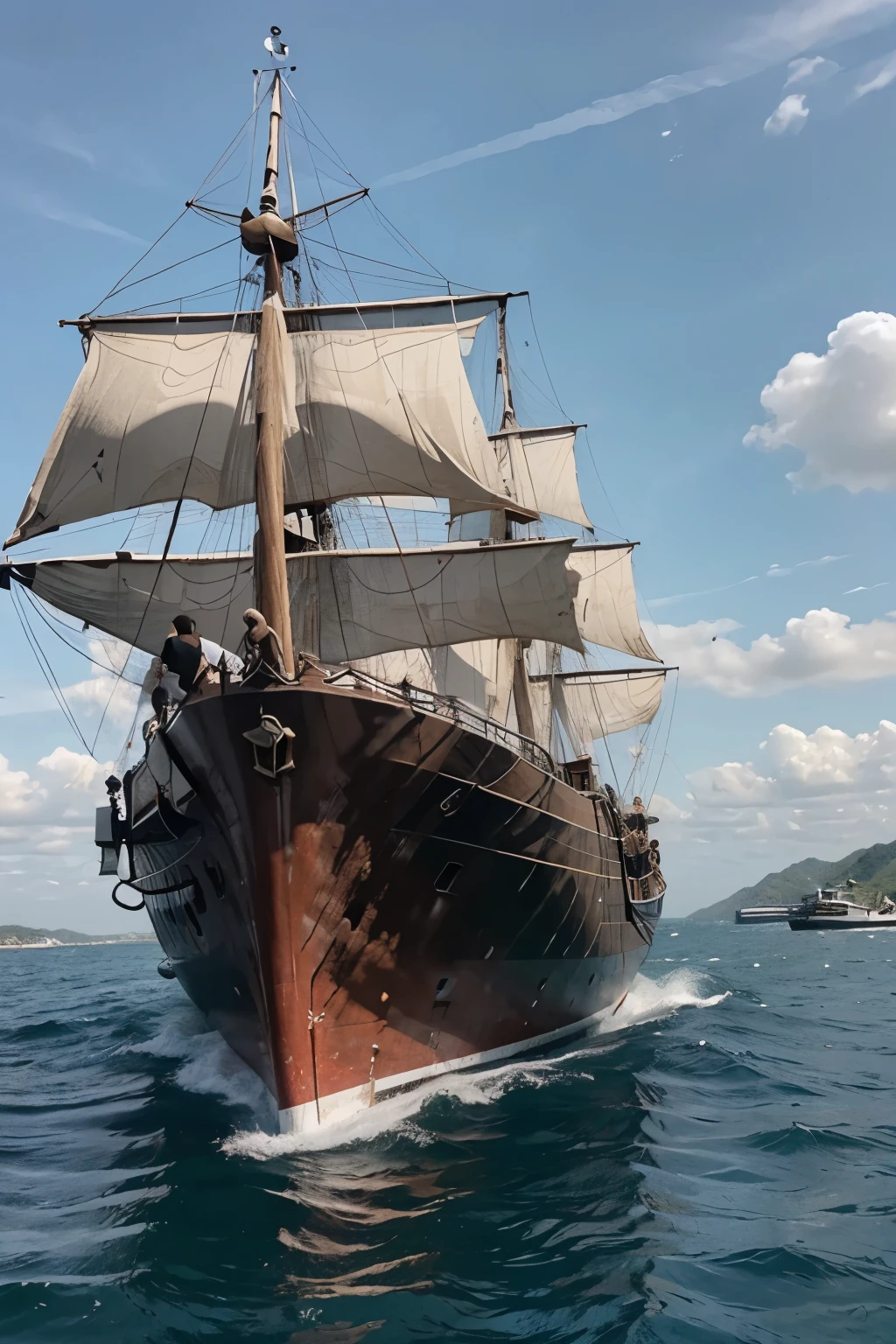 genera un barco pirata que ataca lo integrantes y matan a 2