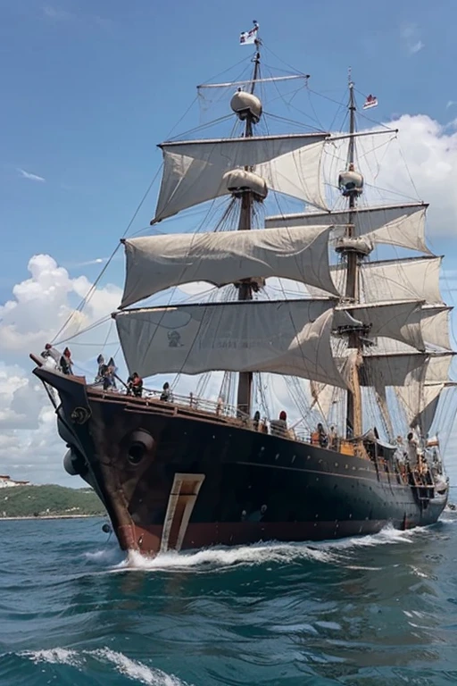 genera un barco pirata que ataca a los integrantes de un faro y matan a 2