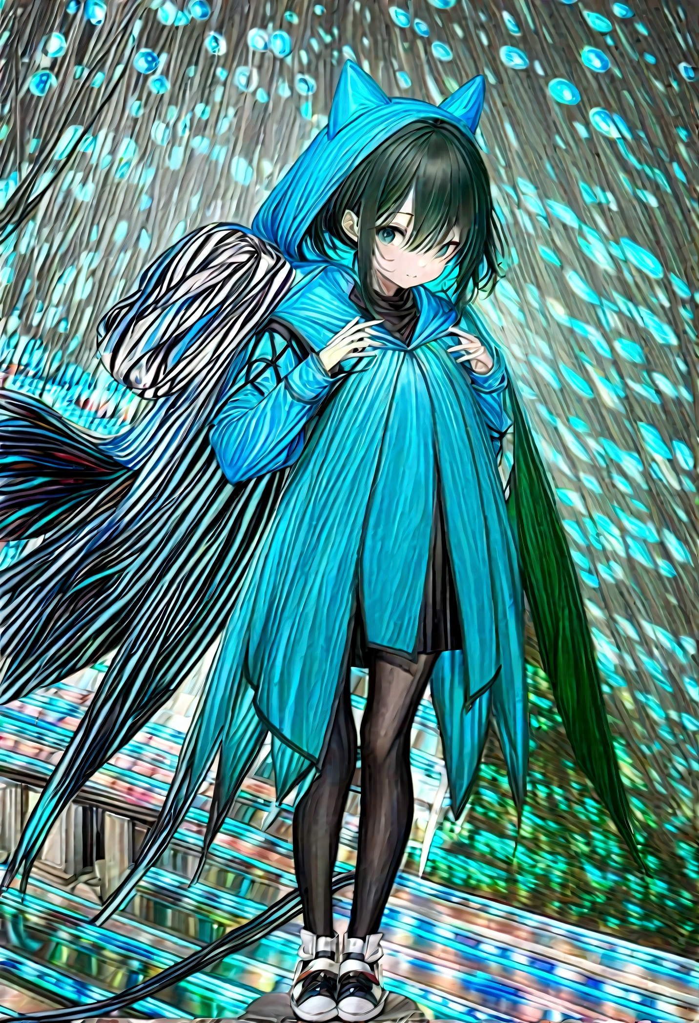 General description:
Two girls, one and the other 15 years olddark green hair, in a style inspired by Sword Art Online.
Specific details:
17 year old girl:
Position: Full body, facing forward.
Physical Characteristics: Dark green, long hair, with small bangs that partially cover the face.
Eyes: Dark green.
Clothing: Wearing light, elegant and detailed armor fit for a warrior.
15 year old girl:
Position: Full body, facing, next to the 17-year-old girl, with ace between the two.
Physical Characteristics: Dark green hair, down to the shoulders.
Eyes: Dark green, full of life.
Clothing: Similar to the 17-year-old girl, but with a lighter, le, perhaps a simpler version of the armor.
Style and Quality:
Style: Inspired by Sword Art Online, 2D.
Lines: Fine, delicate and majestic.
Environment:
The background can be simple or lightly drawn, so as not to distract from the characters, but still maintain the feel of the world of Sword Art Online.