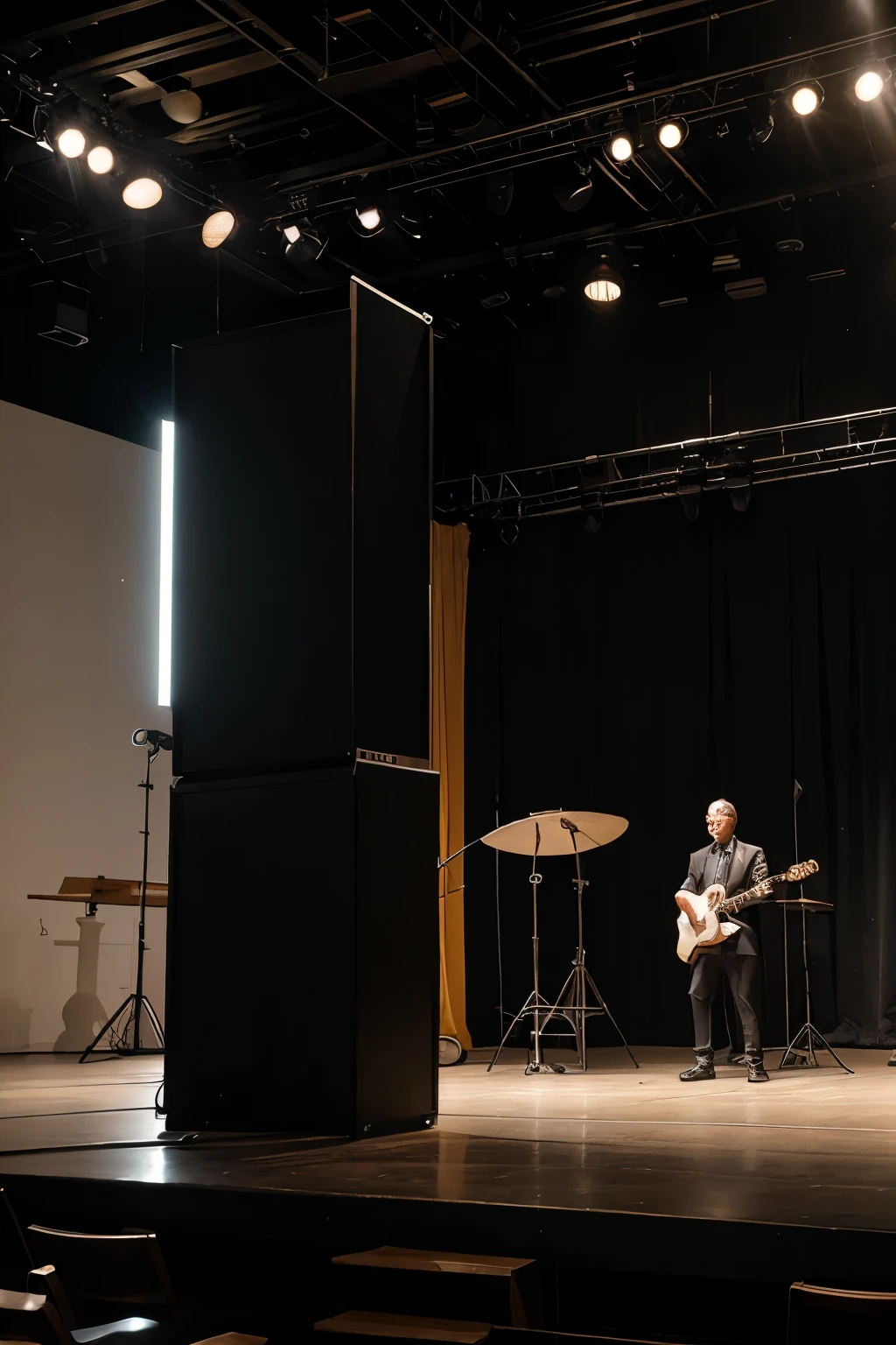 all disciplines of fine arts represented on one stage