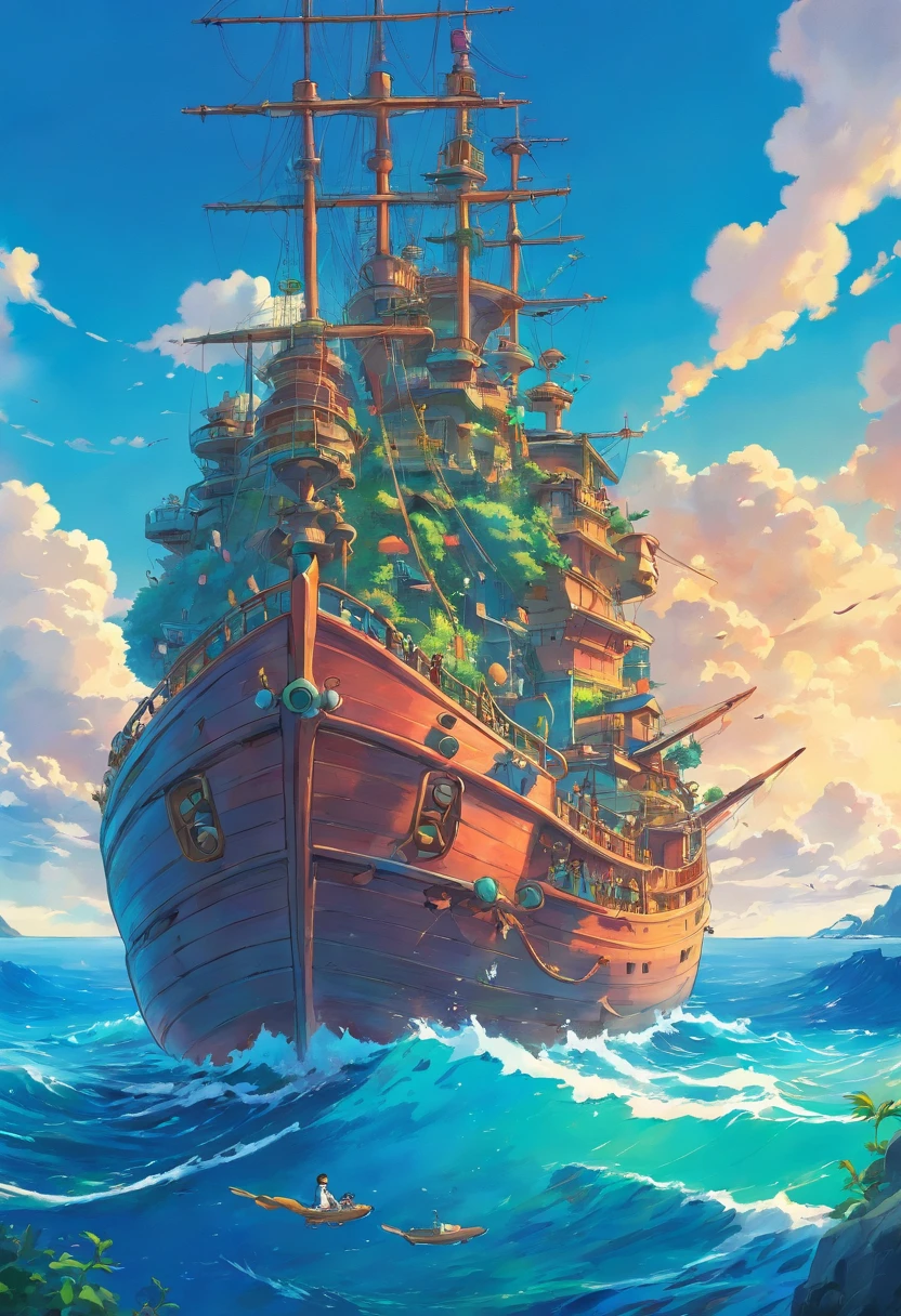 NAVIO NO MAR
