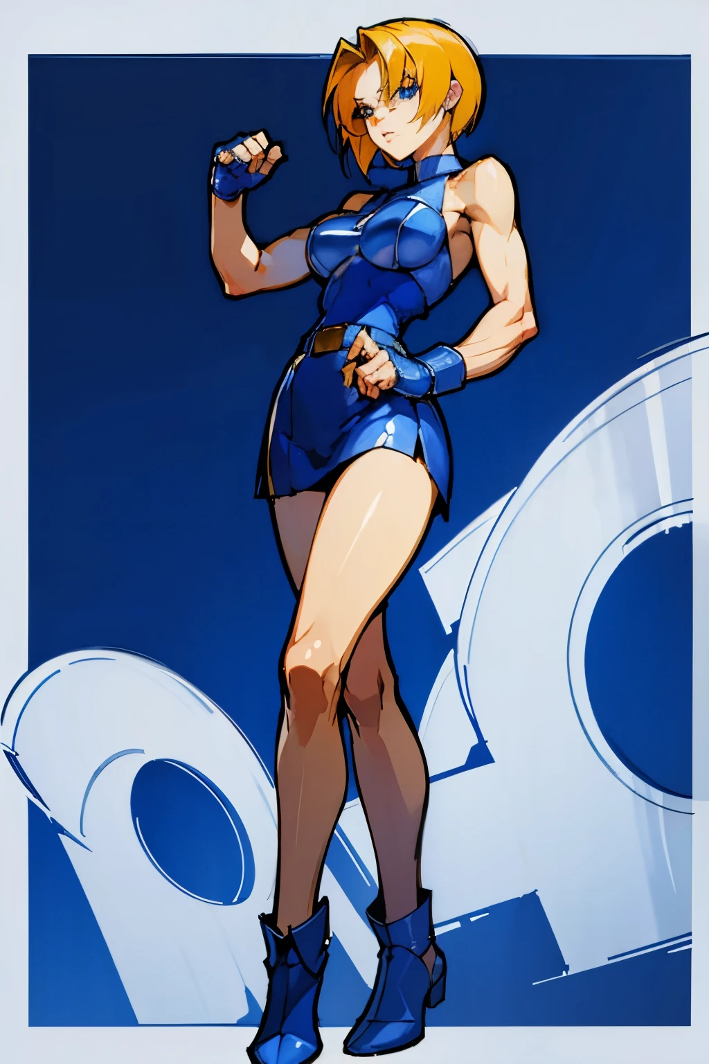 Blue Mary, Kof 2003, the king of fighters Blue Mary, cute, gorgeous, wearing cysne armor 