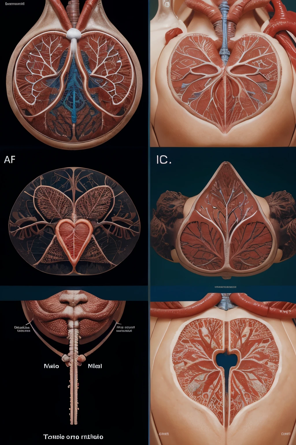 The respiratory system that you pointed out one of each respiratory structures with the lung emboli with their arterial and venous capillaries