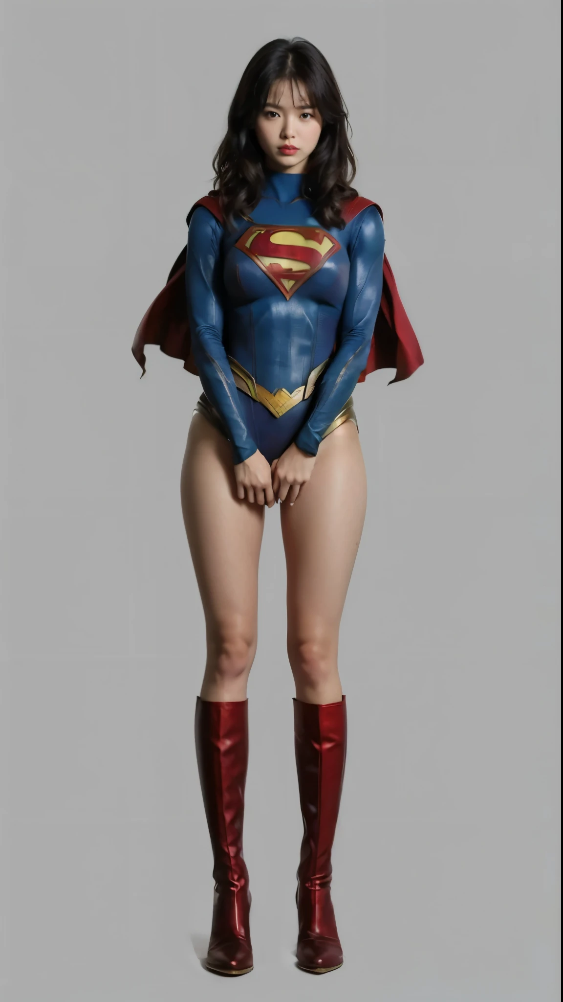 No background、(((Supergirl'The costume was completely destroyed.、There are holes)))、((((Be sure to close your eyes、The face has a sad expression))))、(((((bleeding from the body)))))、((((Liquid flowing from the mouth))))、((defeat、死んだスーパーヒロインSupergirl, weak position, stand on tiptoe、Hanging))、(((It always looks painful)))、(((Painful expression)))、(((shout)))、(((hands and arms Hanging forward)))、(((expression of suffering、Expressions of anguish)))、(((Beautiful legs in black tights.)))、(((sufferingの美しさを法的に表現する)))、((((Make the most of your original images)))、(((A destroyed Supergirl costume)))、(((Beautiful Hair)))、(((suffering)))、(((Beautiful legs need to wear tight black shoes, Wear red boots)))、((Best image quality、8k))、((highest quality、8k、masterpiece:1.3))、(((Preserve background )))、Sharp focus:1.2、Beautiful woman with perfect figure:1.4、Slim Abs:1.2、Wet body:1.5、Highly detailed face and skin texture、8k