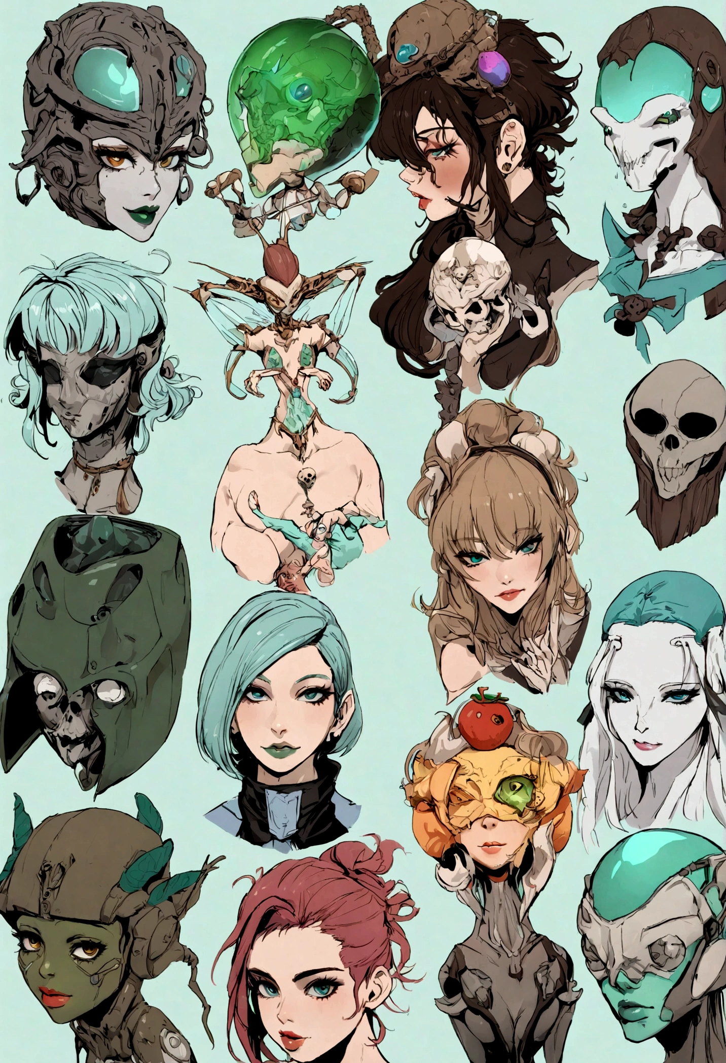 best quality,piece of master,detalhes intrincados,NSFW,uma mulher android com uma fita cola na boca,(Sorriso leve),perna,fundo simples,brilhantemente,lips,alien android,fundo simples,alien,skull,(Organic helmet),A beautiful futuristic woman with a futuristic head,in the style of dark white and light aquamarine,translucent skin,anatomia indefinida,eccentric detail placements,Alien Worlds,intrinsecamente esculpido,Techpunk,espinha,exo-esqueleto,pele colorida,