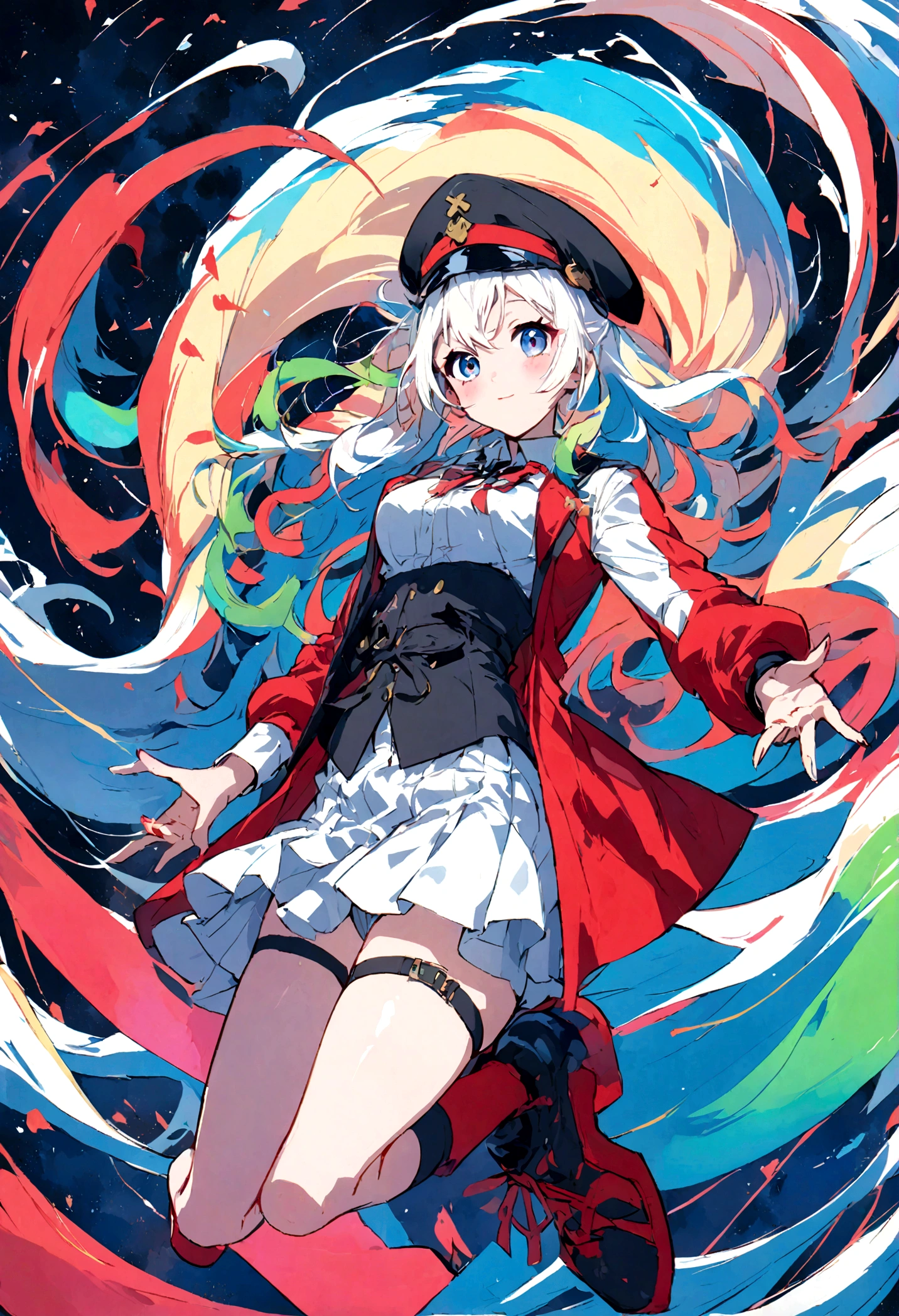 ANIME GIRLS IN DIFERENT TYPE OF HAIR COLORS