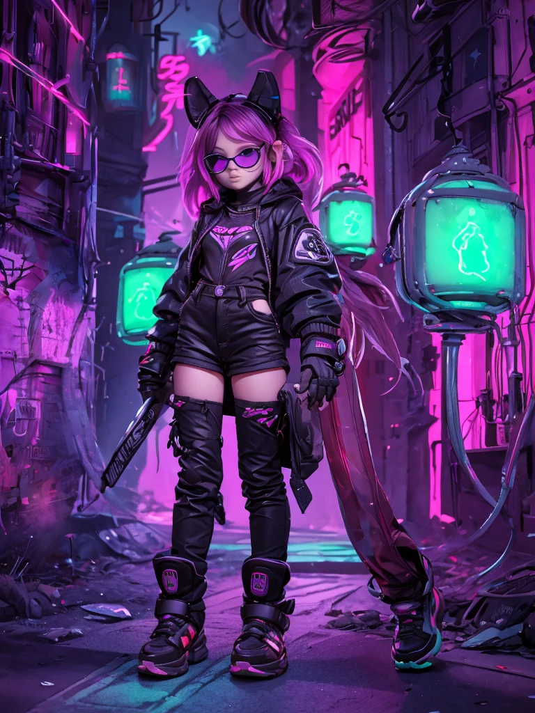 hiper nitido, hiper detallado, A closeup of Kristin Kreuk in a neon suit, Ambiente ciberpunk, cyberpunk with neon lights, Luz cyberpunk brillante, agachada,Vibraciones ciberpunk, Cyberpunk lighting, estilo ciberpunk, neon cyberpunk style, en el estilo cyberpunk, mira ciberpunk, cyberpunk dreamy girl, Foto Ciberpunk, neon cyberpunk, cyberpunk aesthetic, ropa de calle ciberpunk, cyberpunk aesthetic, Cyberpunk art style, Portero del streetwear cyberpunk,sabes, dedos perfectos,neon hair color, Textura de detalle, detalle del cabello,Pantalon long noir fluo, hermoso rostro,pelo ondulado,Detailed neon black shoes.,