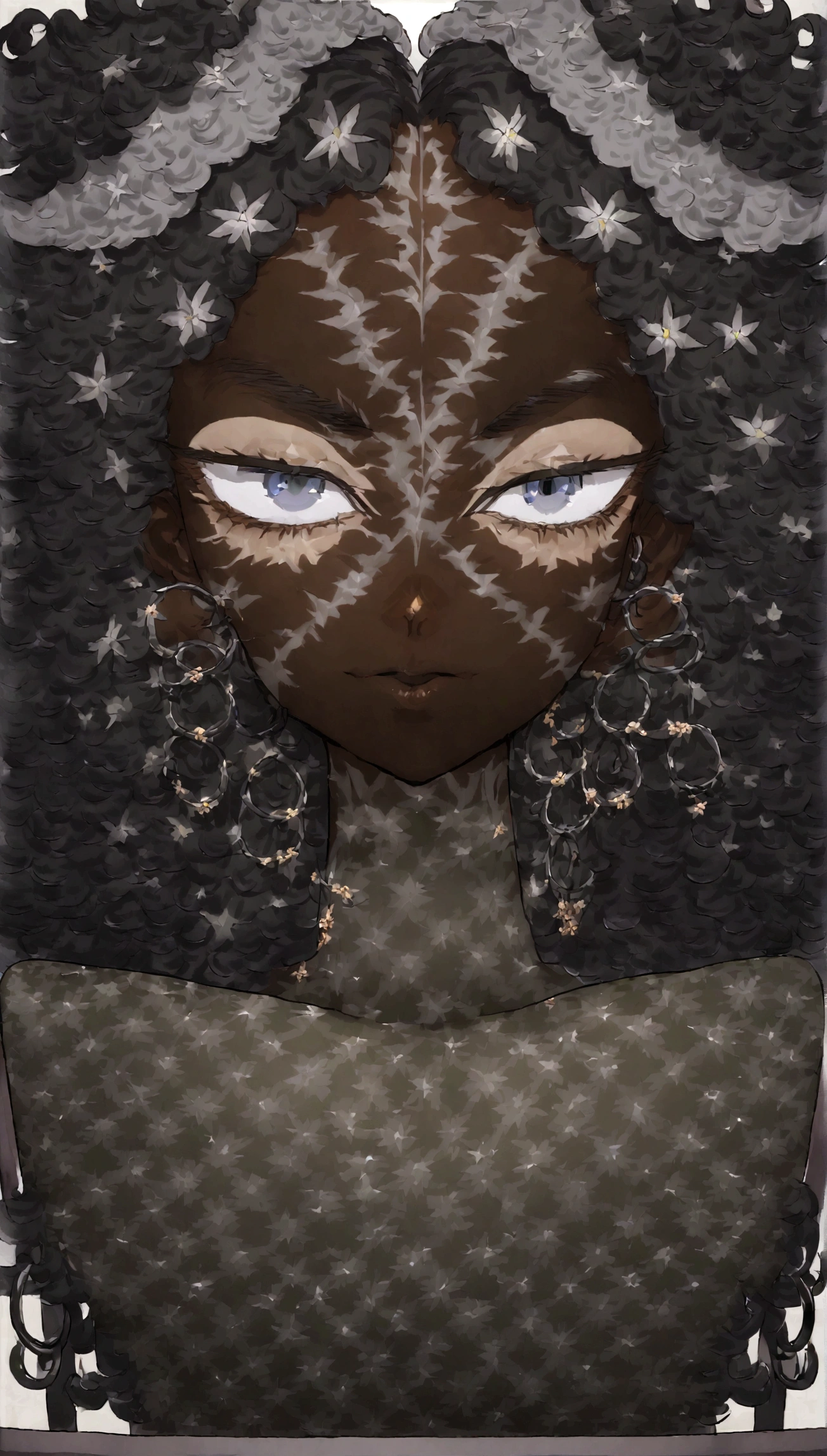A beautiful and amazing black woman,portrait de tout le corps, assis sur une chaise,Boucles gratuites, Black Loop hair, (dark shorter Loop hair), Wild black long Loop hair, cheveux multiversaux, Brazilian, Short black Loop hair, des cheveux noirs Loops, Boucles, spread wavy hair, Boucles baroques, boucles, Loop, Fair Loop hair, texture des cheveux, Loop bang