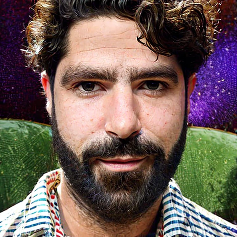 (masterpiece, best quality:1.2), 1man, solo, beared, handsome, charismatic, neutral expression