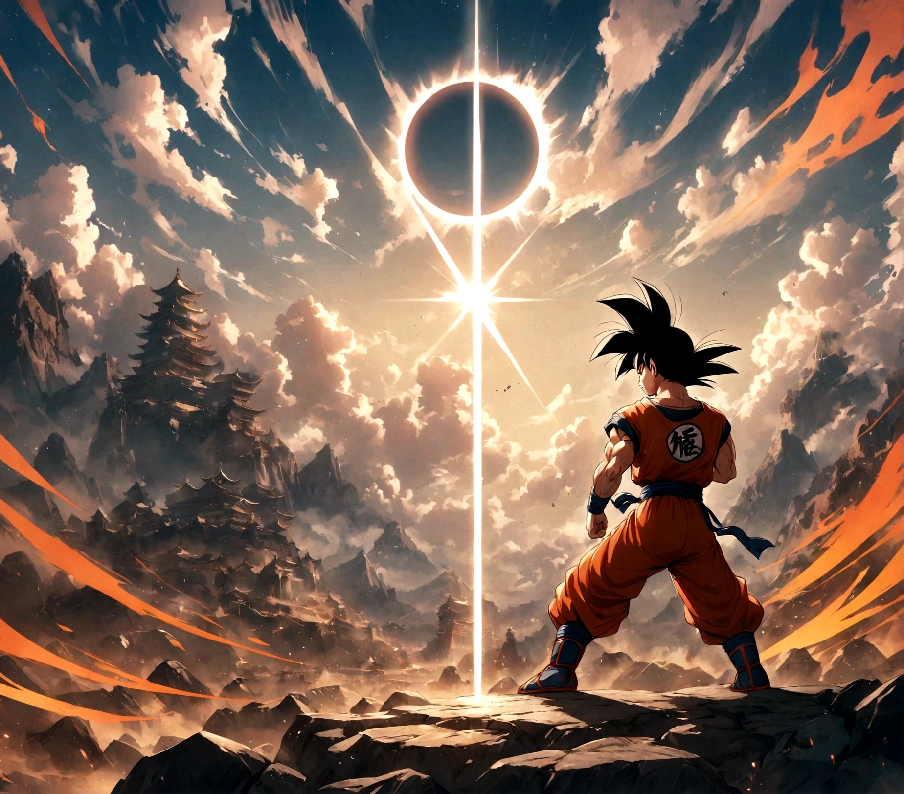 Dragon Ball, Tenkaichi Budokai, Tien Shinhan, Son Goku, Contest，fighting，Martial arts tournament background