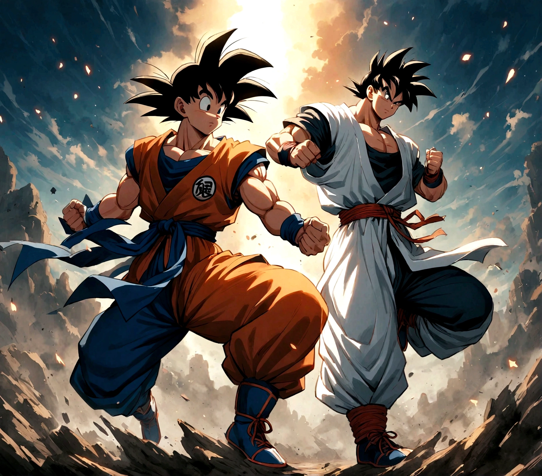 Dragon Ball, Tenkaichi Budokai, Tien Shinhan, Son Goku, Contest,fighting,Martial arts tournament background