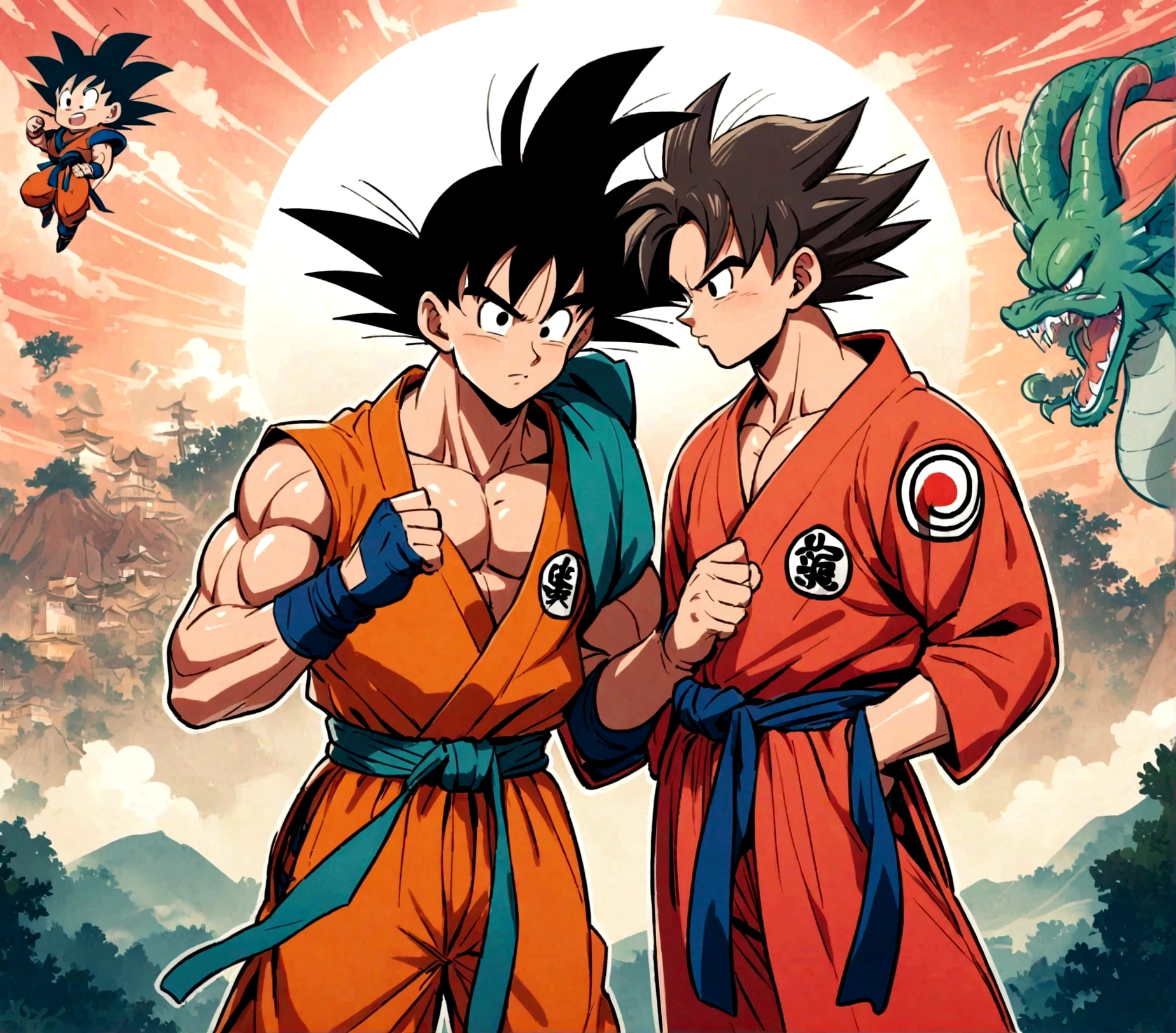Dragon Ball, Tenkaichi Budokai, (Tien Shinhan), Son Goku, Contest,fighting,Martial arts tournament background