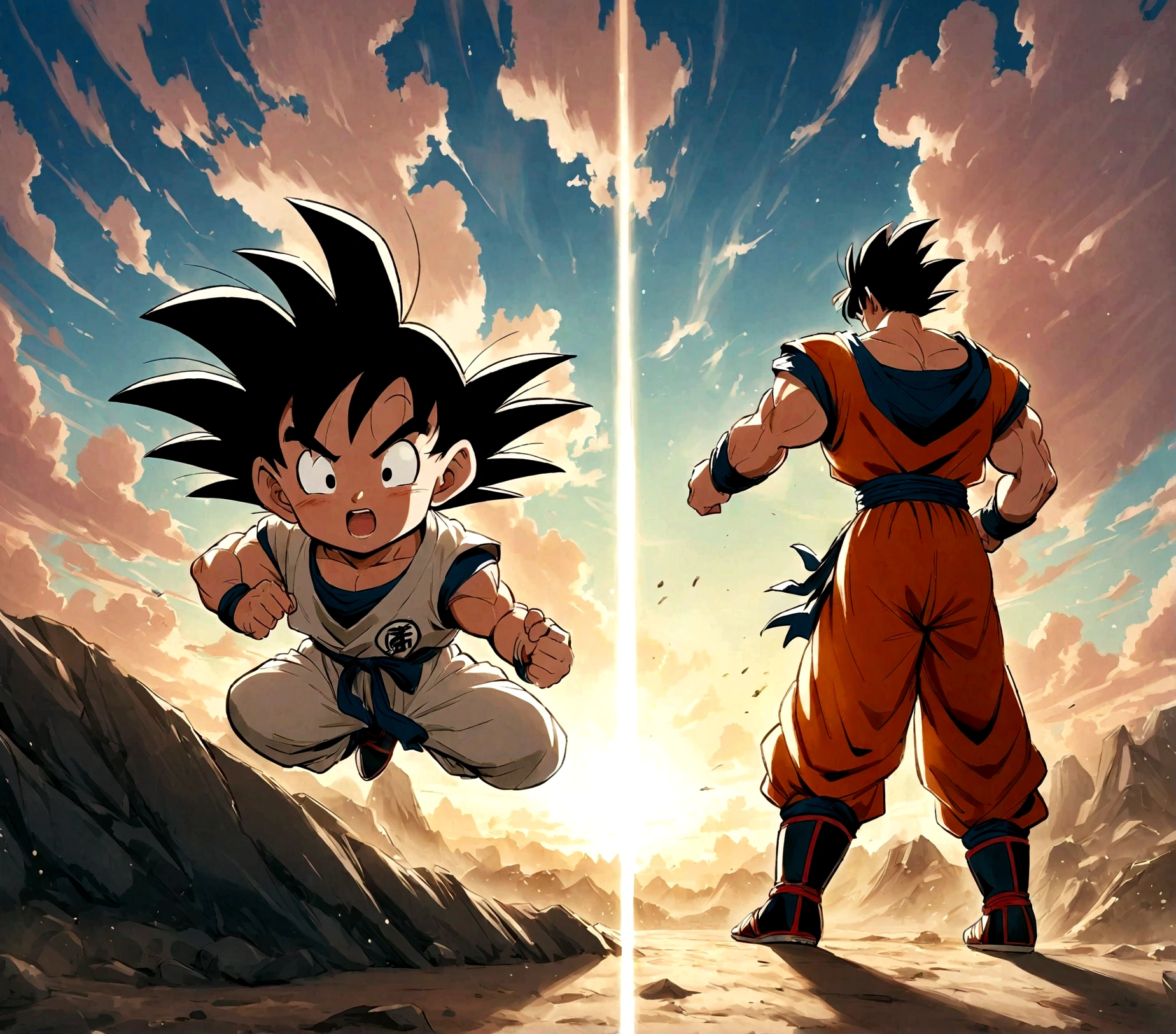 Dragon Ball, Tenkaichi Budokai, (Tien Shinhan), Son Goku, Contest，fighting，Martial arts tournament background