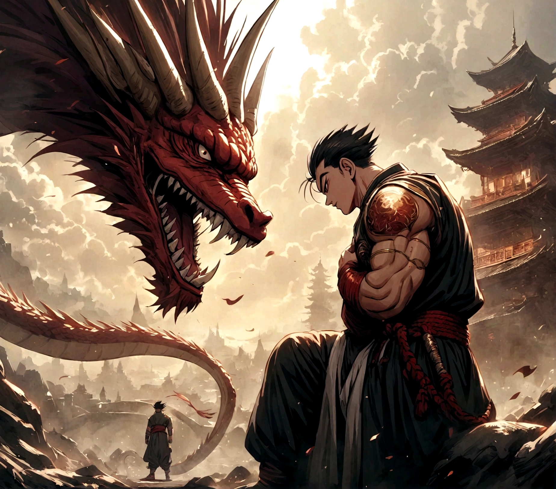 Dragon Ball, Tenkaichi Budokai, (Tien Shinhan), Contest，fighting，Martial arts tournament background