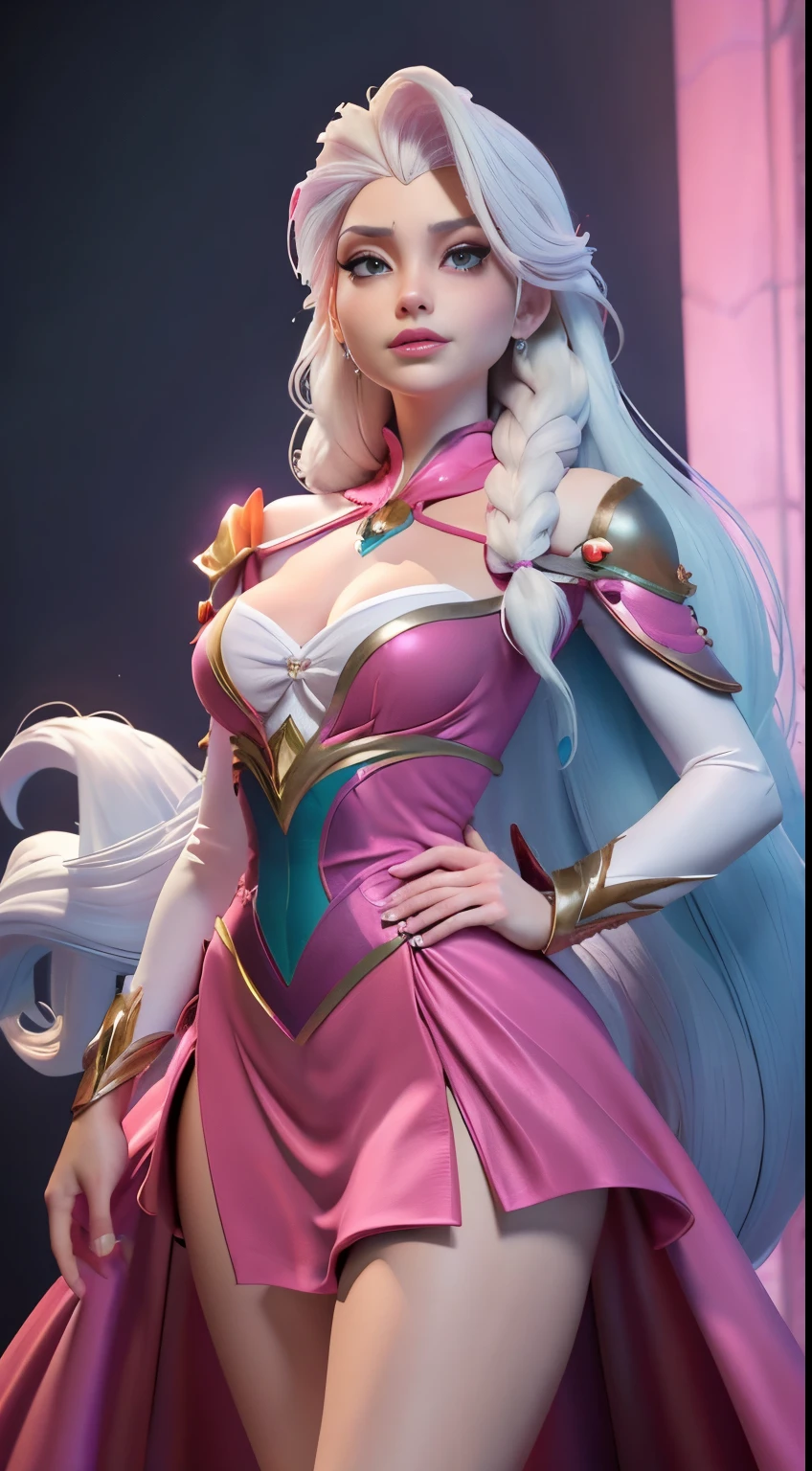 (elsa Frozen-rose quartz SU mezclando modelos .) (ultra FUSION) Fondo de pantalla CG Unity 8k altamente detallado, Tiro de estilo, Complejo, alto detalle, dramatic, Highest quality film still image, Muy detallado, obra maestra, mejor calidad, character design, Elsa, Elsa de frozen,Pink Diamond Fusion (( estilo oscuro)), estilo de renderizado realista y ultra detallado, Luz natural, sharp character design, (enfoque duro, 8K), (((textura natural de la piel))), texturas 8K, Soft cinematic lighting, sala de luz de adobe, cuarto oscuro, hdr, sofisticado, Elegant, rico detalle, Sharp focus appearance) )), tonos calmantes, frenzy of details, Detalle intrincado, Super detail, bajo contraste, soft film lighting, colores apagados, Exposure Mix, hdr, Desteñir, 35mm, F/1.4, YO ASI, F 16, 25 sec.
