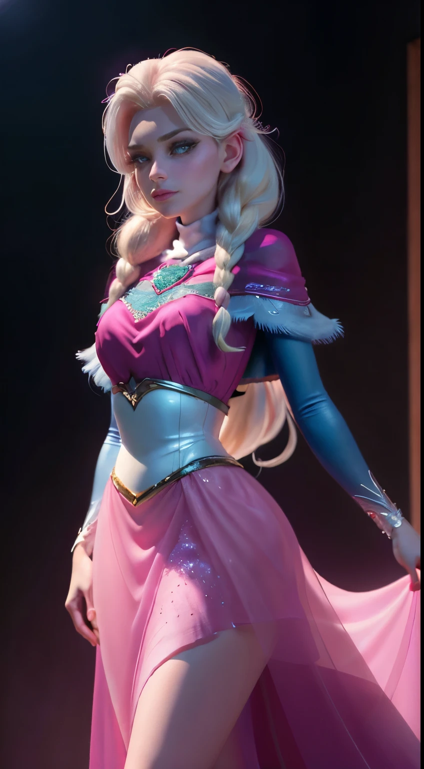 (elsa Frozen-rose quartz SU mezclando modelos .) (ultra FUSION) Fondo de pantalla CG Unity 8k altamente detallado, Tiro de estilo, Complejo, alto detalle, dramatic, Highest quality film still image, Muy detallado, obra maestra, mejor calidad, character design, Elsa, Elsa de frozen,Pink Diamond Fusion (( estilo oscuro)), estilo de renderizado realista y ultra detallado, Luz natural, sharp character design, (enfoque duro, 8K), (((textura natural de la piel))), texturas 8K, Soft cinematic lighting, sala de luz de adobe, cuarto oscuro, hdr, sofisticado, Elegant, rico detalle, Sharp focus appearance) )), tonos calmantes, frenzy of details, Detalle intrincado, Super detail, bajo contraste, soft film lighting, colores apagados, Exposure Mix, hdr, Desteñir, 35mm, F/1.4, YO ASI, F 16, 25 sec.