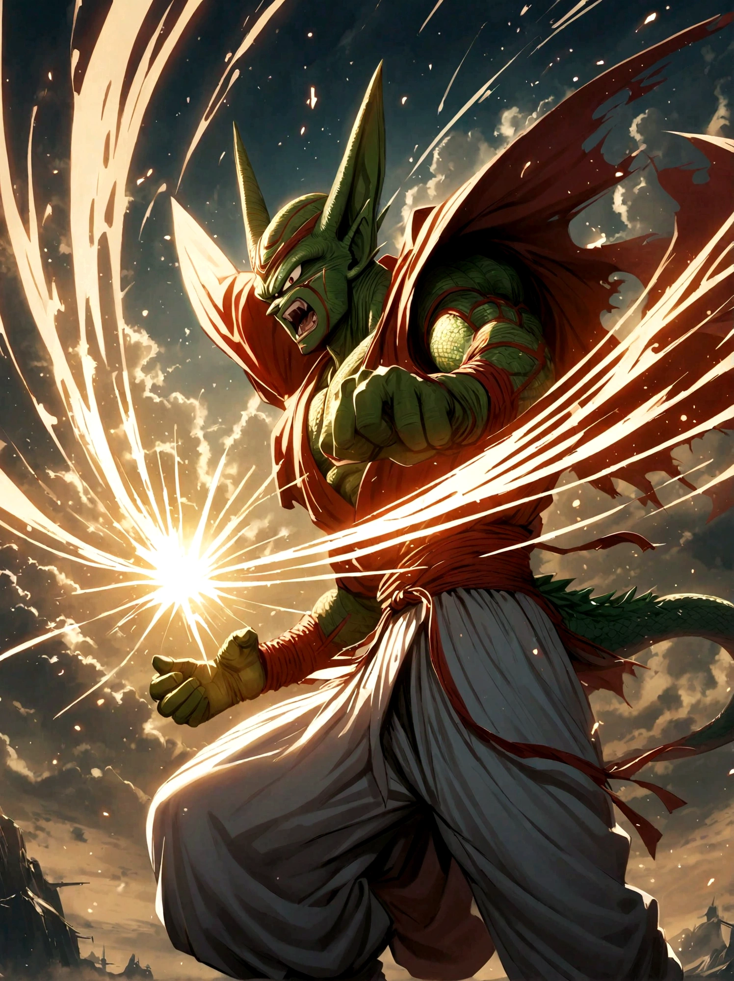 Dragon Ball, Tenkaichi Budokai, Piccolo, Contest，fighting，Martial arts tournament background