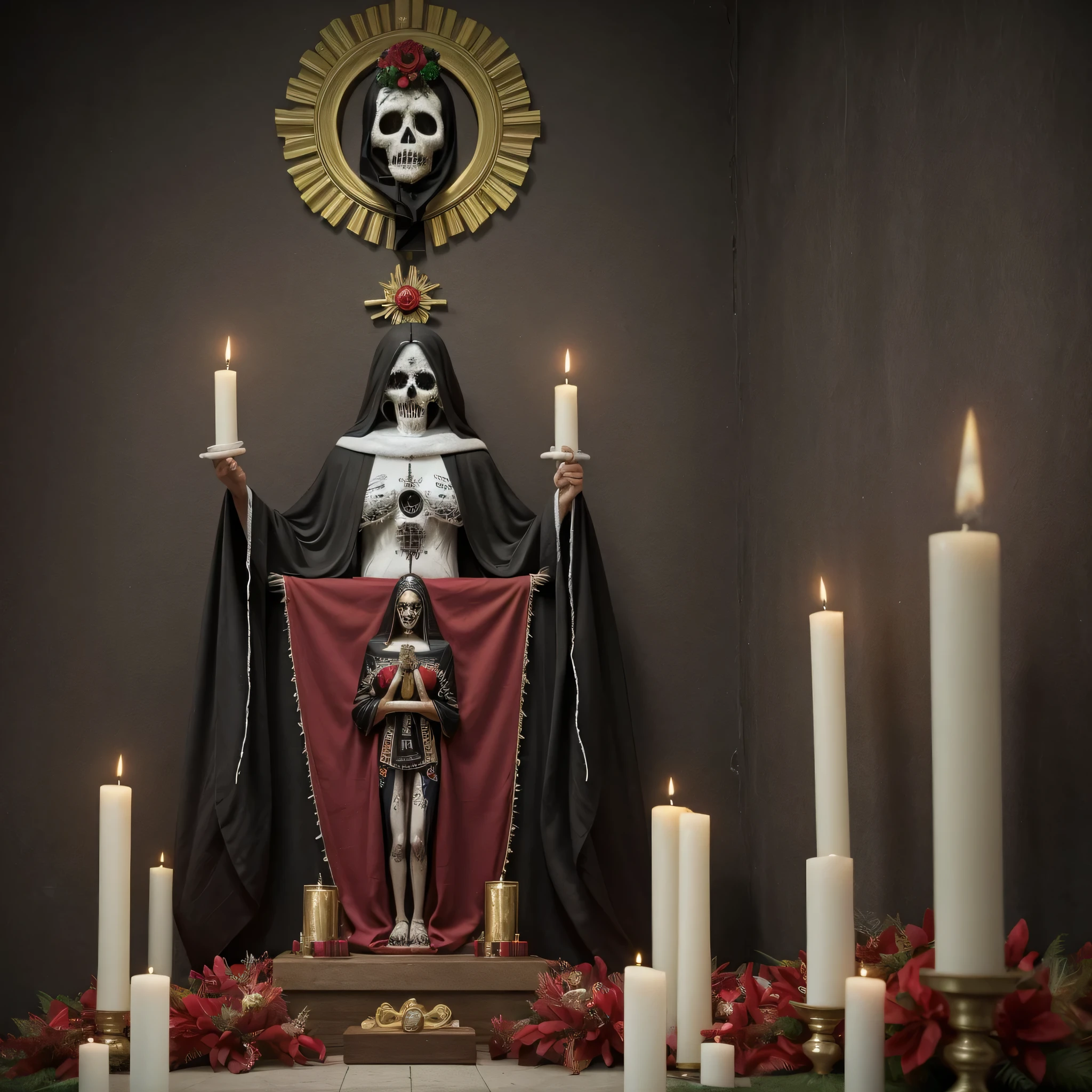 Santa muerte en altar