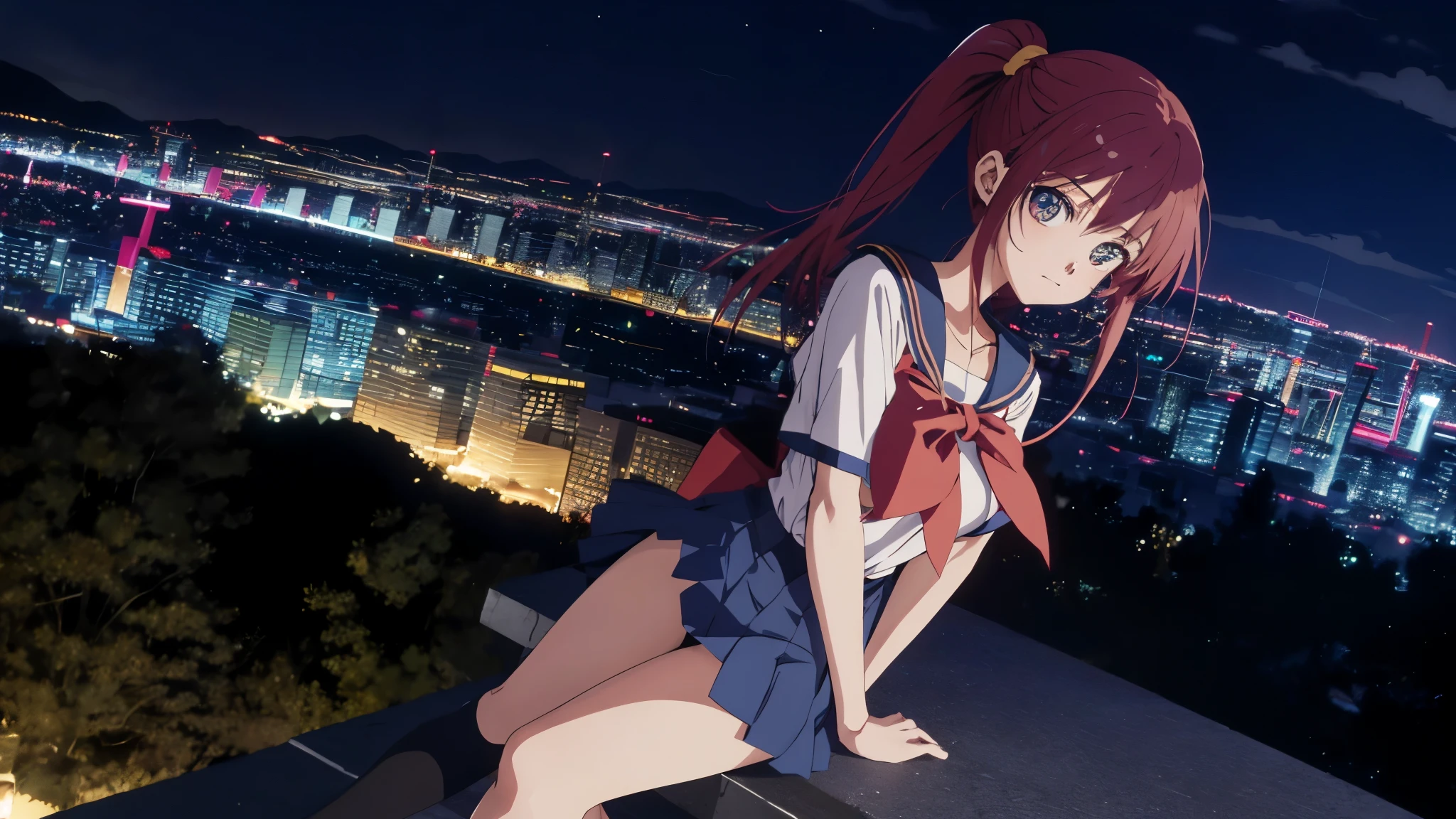 foto cute anime grirl, cute, aproximada, inteiro, desenho, mango, night , retrowave scene, anime, 16x9, city night, estudantes, fliperamas,  com pouca roupa, Photogenic, exibicionista, 2d, colorido, arcade, uma garota em uma cidade, personagens de anime, anime style, 2d, desenhado, not 3d, unrealistic, garota colegial japonesa, anatomia perfeita, voluptuosa, sexy, linda, beautiful proportions, roupas estravagantes, enormes boobs, da cintura pra cima, aproximada, varied scenery, maquina de vendas, ramen restaurant, camera aproximada, angulos diferenciados, estilo anime, encostada na parede, segurando celular, com mochila nas costas, cabelo comprido, pirulito na boca, maquiagem forte, Closed scenario, pouco amplo, detalhado, High definition,  fundo detalhado, evangelion, naruto, taiho shichauzo, konosuba, sakura, sailor moon, nami, epic
