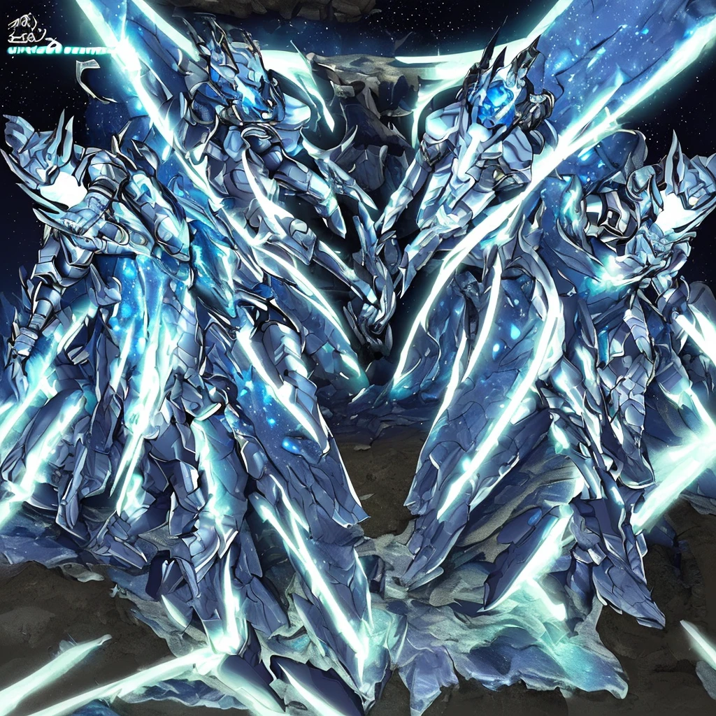 a highly detailed armored warrior posing in space, star light glimmering, masterpiece, ultra-detailed, 8k, (best quality:1.2), (realistic:1.37), cinematic lighting, dramatic angles, intricate futuristic armor, high tech weaponry, epic scale, dynamic action pose, dramatic sci-fi atmosphere, vivid colors, dramatic lighting, photorealistic
