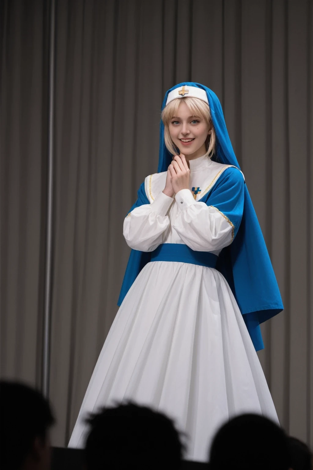 score_9, score_8_up, score_7_up, BREAK,
realistic, Bridget steps onto the stage at a cosplay event, his outfit striking a perfect balance between adorable and seductive. The crowd is enchanted by his playful winks and skillful dance with his yo-yos, capturing hearts with every move.