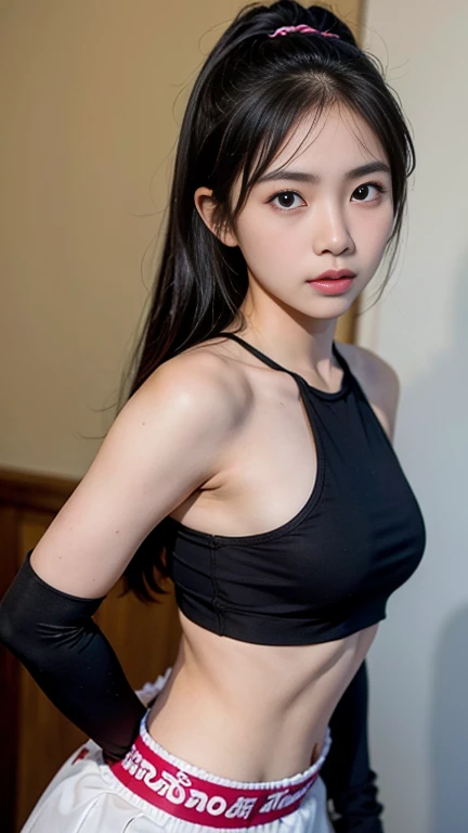 Thai girl fighter.