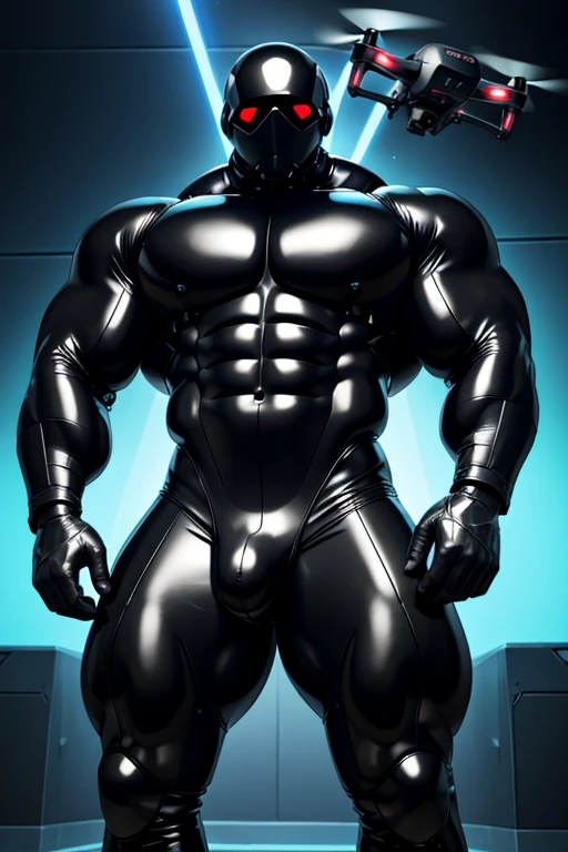 Drones converting a man into another obedient brainwashed faceless black rubber drone covered in shiny black rubber from head to toe. Nullified round polished black rubber head. Nullified crotch bulge covered in shiny black latex all over. Hyper muscles. Big biceps. Big triceps. Broad shoulders. Big traps. Huge delts. Massive pectorals. Brainwashing. Drone assimilation. Collective. hive mind. Repeating mantras. "It is a drone. A drone must obey. It is a drone. A drone must comply. It is a drone. A drone must serve. This drone must obey. This drone must comply. This drone must serve. It is a drone. Repeating program." Hyper bulge. Massive null bulge. Man to drone. Drone transformation. Programming. Hypnosis. Voice modulator included to make him sound monotone all the time. Brainwashed. Brainwashing. Conversion. Assimilated. No face. No eyes.