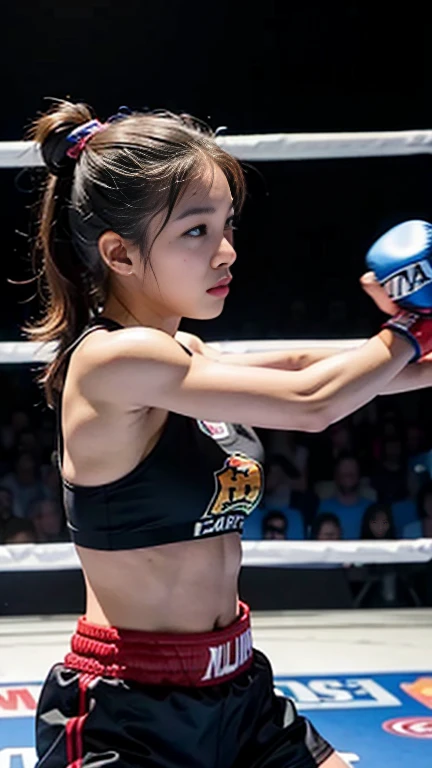 Girl fighter muay thai.