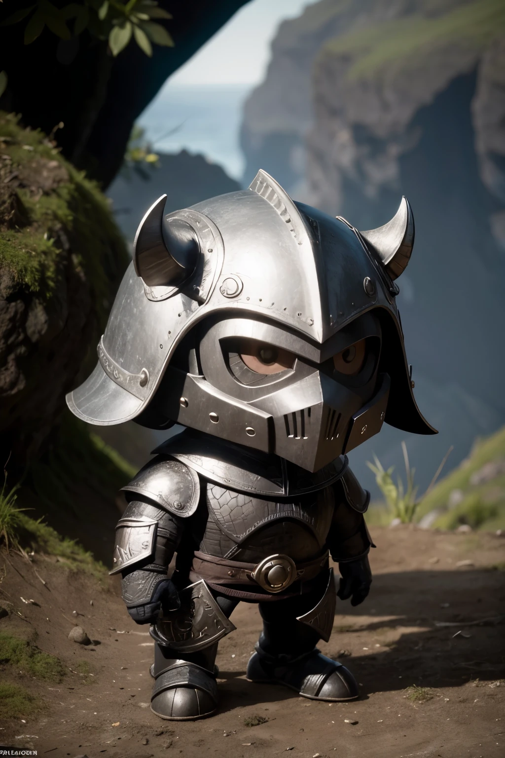 Boneco feito de gravetos, madeira, sementes, folhas e recursos naturais, manufactured and similar in appearance to a dragonborn