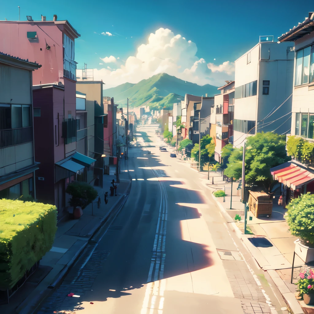 We are entering the cyberpunk era、Anime scenery of a town with many signs and flowers blooming, Compact and complex building, Narrow Road, Bright flowers, Anime Background Art, wood, Broken Robot, A Tokyo-like town, Tokyo Anime Scene, Beautiful anime scene, Japan Streets, Anime Art Wallpapers 8K, Anime-style streetscape, anime art wallpaper 4k, anime art wallpaper 4k, Anime Aesthetics, Highly detailed digital painting, Just a joke, Anime scenery concept art, Cinematic landscape、high quality、Tabletop,8k、High resolution、Ultra-detailed,