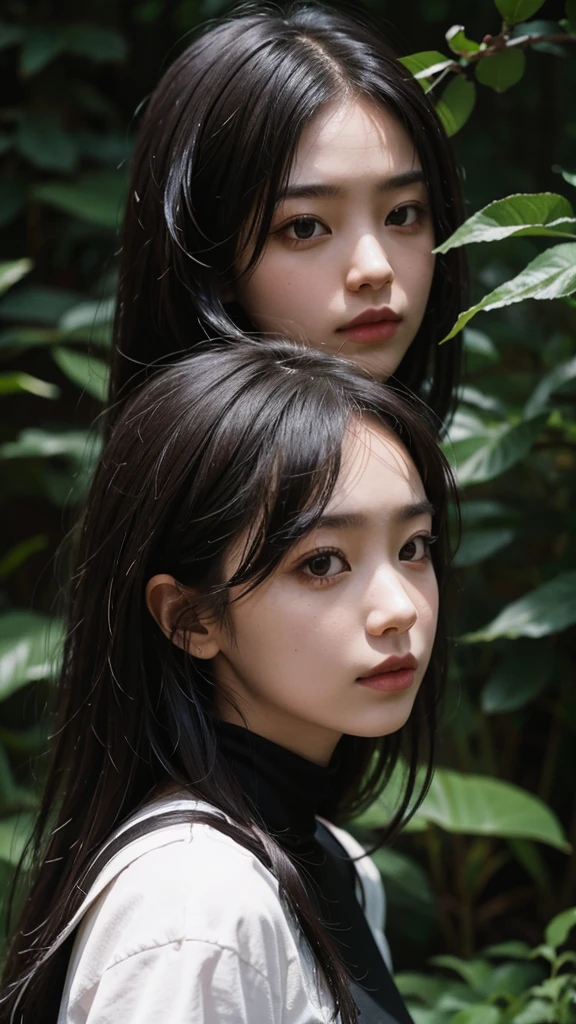Girl in Nature’s Morbid Elegance